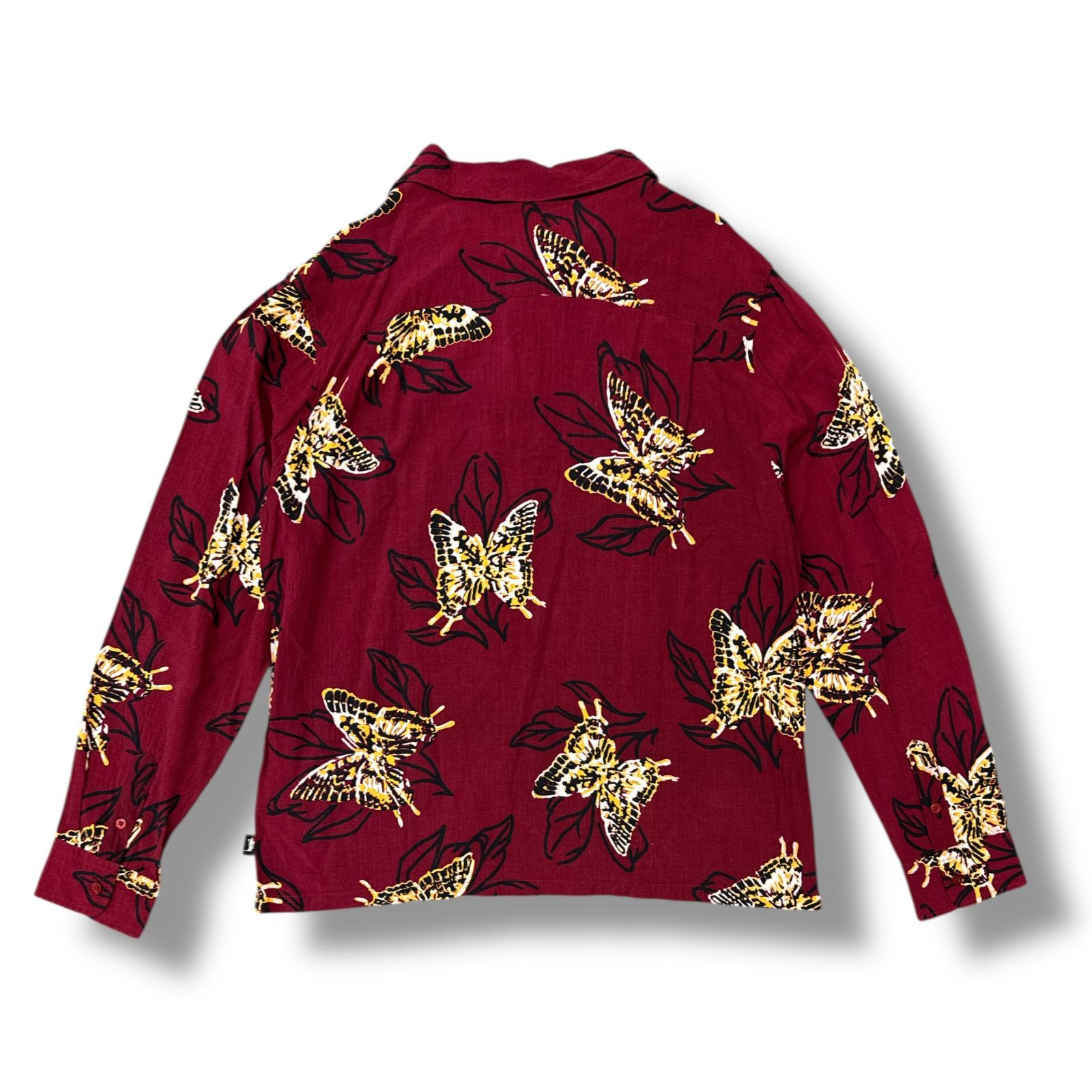 トップス Stussy Butterfly LS Shirt 参考上代19580円 STUSSY Butterfly LS Shirt バタフライロング