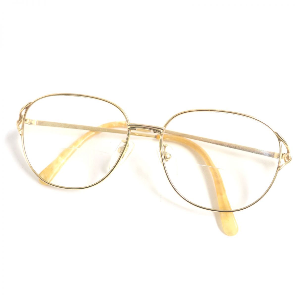 良品▽PENTAX ペンタックス Au750/1000 K18 老眼鏡/メガネ/アイウェア 