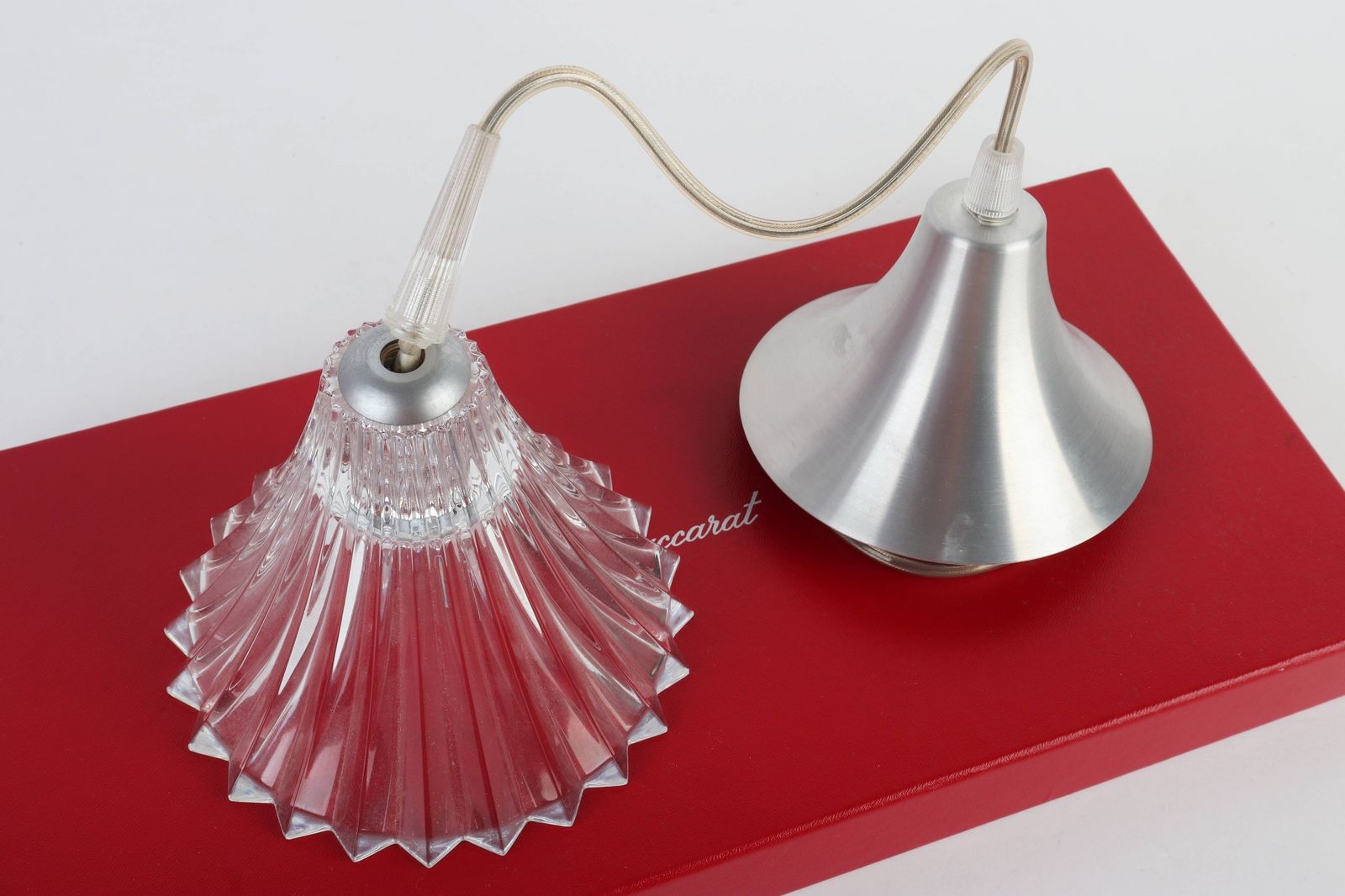 バカラ　baccarat ミルニュイ　ペンダントライト【ジャンク品】 Baccarat - 美品 Baccarat バカラ ミルニュイ ペンダントライト
