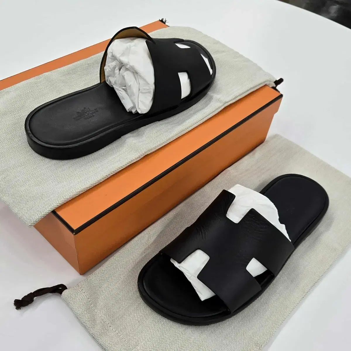 42 サイズ HERMES(エルメス) イズミール スリッパ HERMES エルメス