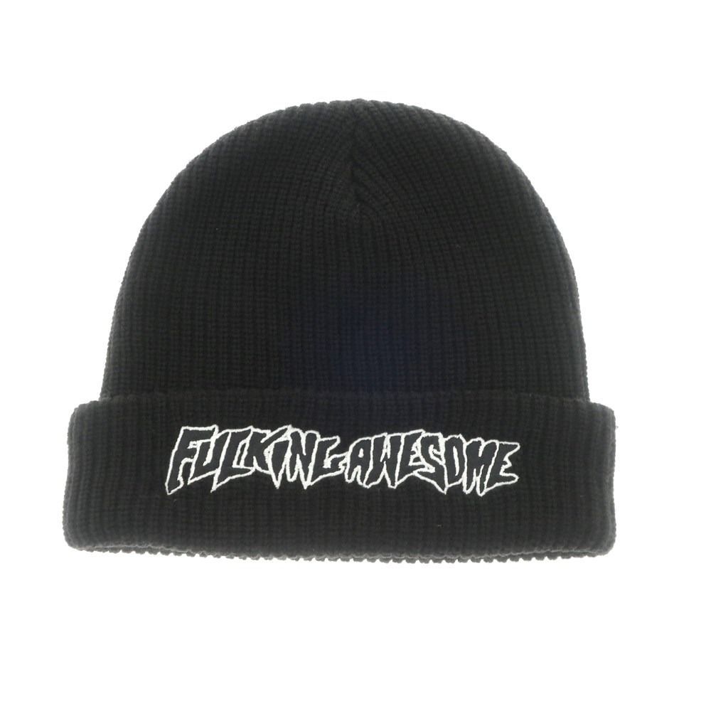 FUCKING AWESOME タイダイニット帽 中古】ファッキングオーサム FUCKING AWESOME ロゴ ビーニー