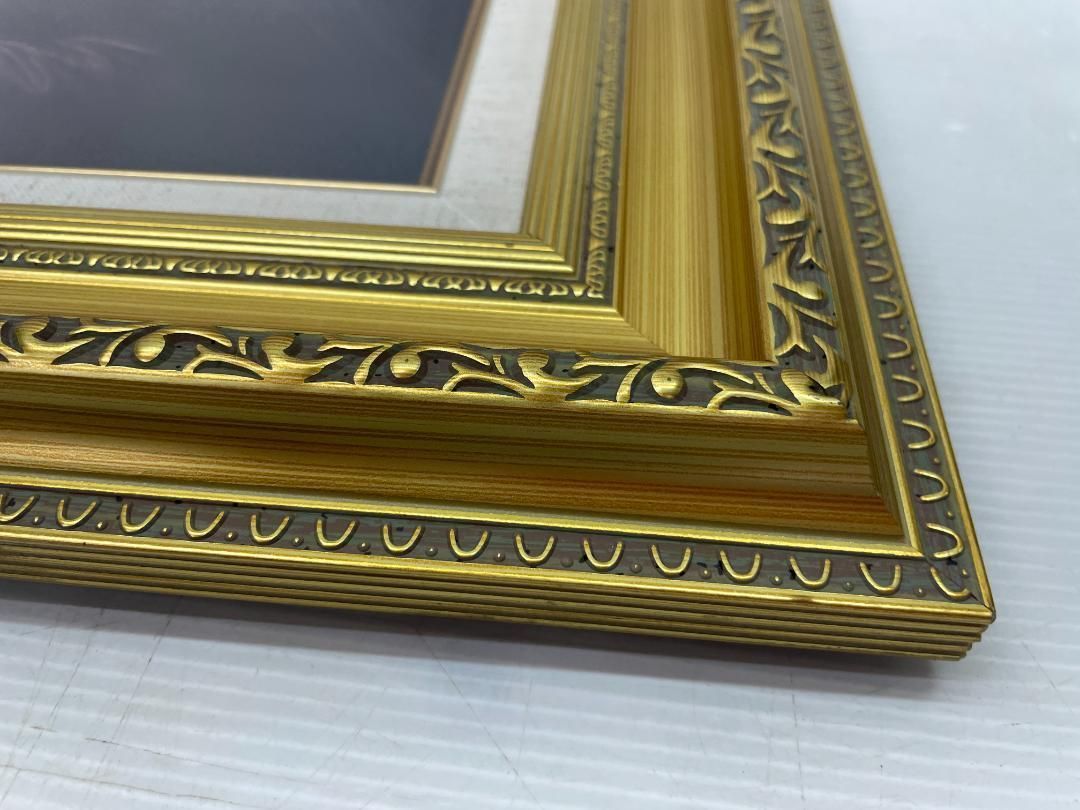 金色フレーム 額縁 絵画 09c73 金色フレーム 額縁 絵画 09c73 - メルカリ