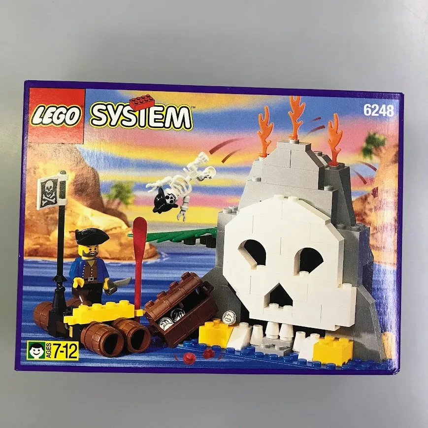 正規品 新品未開封 LEGO レゴ システム 6248 ボルケーナ島 廃盤品 レア 希少 HD-424-R ※南海の勇者シリーズ ミニフィグ  オールドレゴ ガイコツ 宝箱 金貨 コイン 372|mercariメルカリ官方指定廠商|Bibian比比昂代買代購