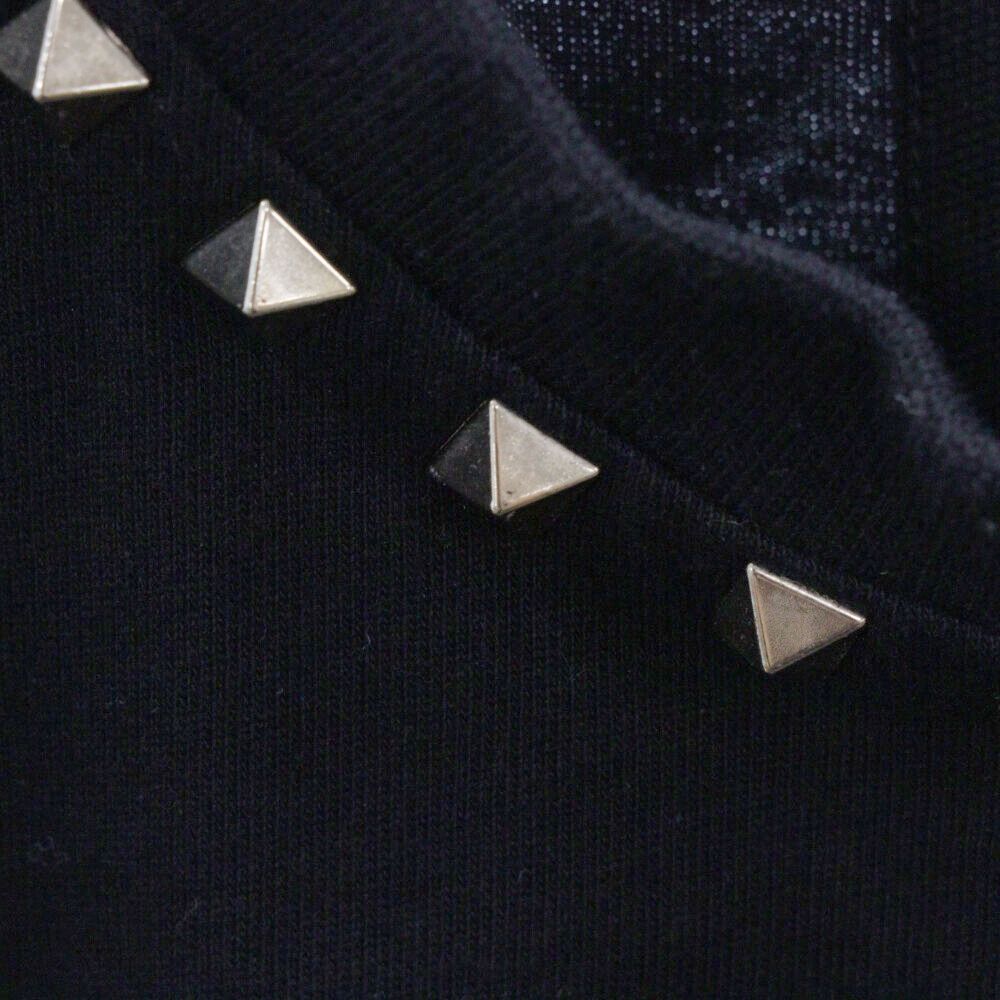 VALENTINO (ヴァレンチノ) クルーネック ロックスタッズ 半袖Tシャツ