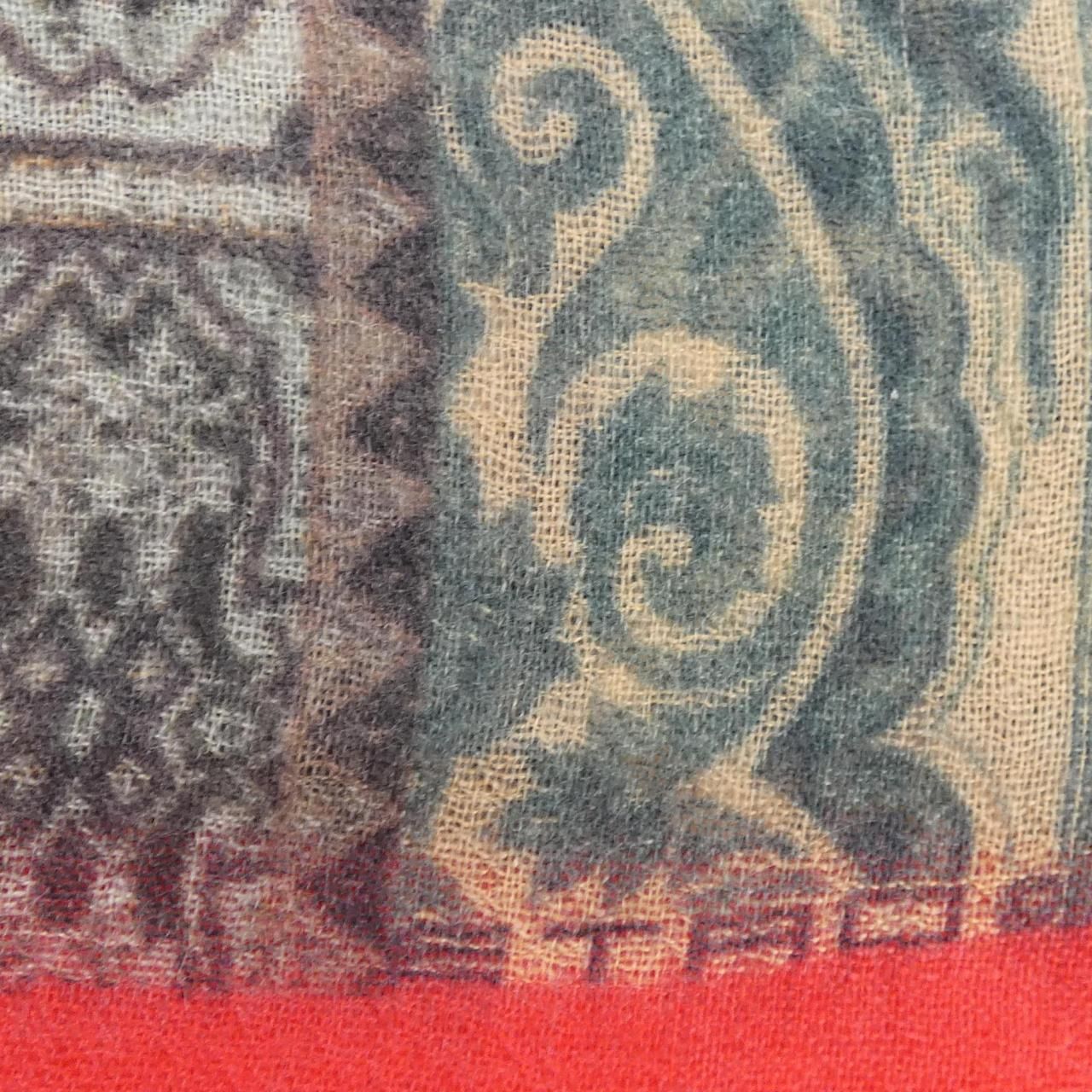 ETRO 大判ストール⁄ショール ウール・シルク ペイズリー柄 美品 希少