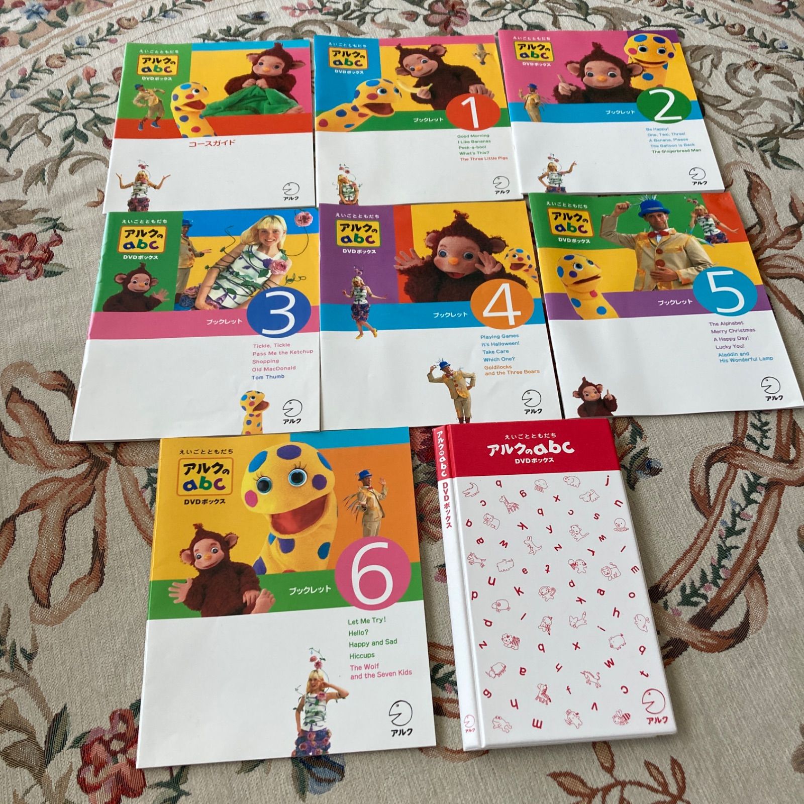 アルクのabc DVDボックス　幼児英語教材おうち英語 アルク abc DVDボックス 幼児向け英語 アルクangel course guide