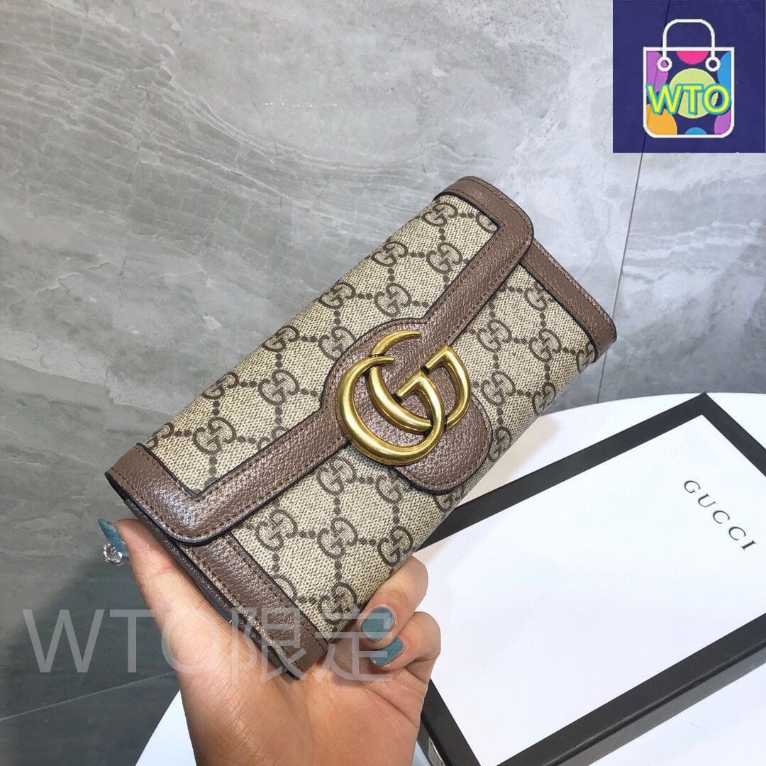  Gucci グッチ ウォレット クレジットカードスロットに紙幣と手形を収納し 両用カードバッグウォレット -WT 0輸入 二つ折り財布 折り財布