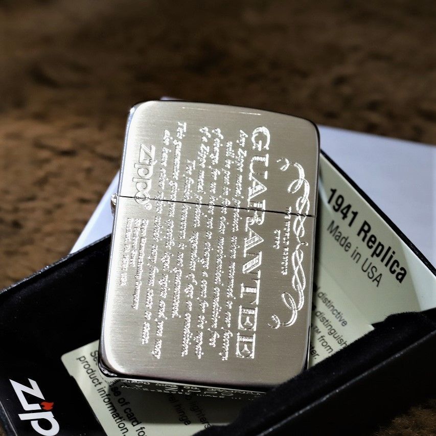 ZIPPO 1941 レプリカジッポ GUARANTEE シルバー ギャランティー レトロ