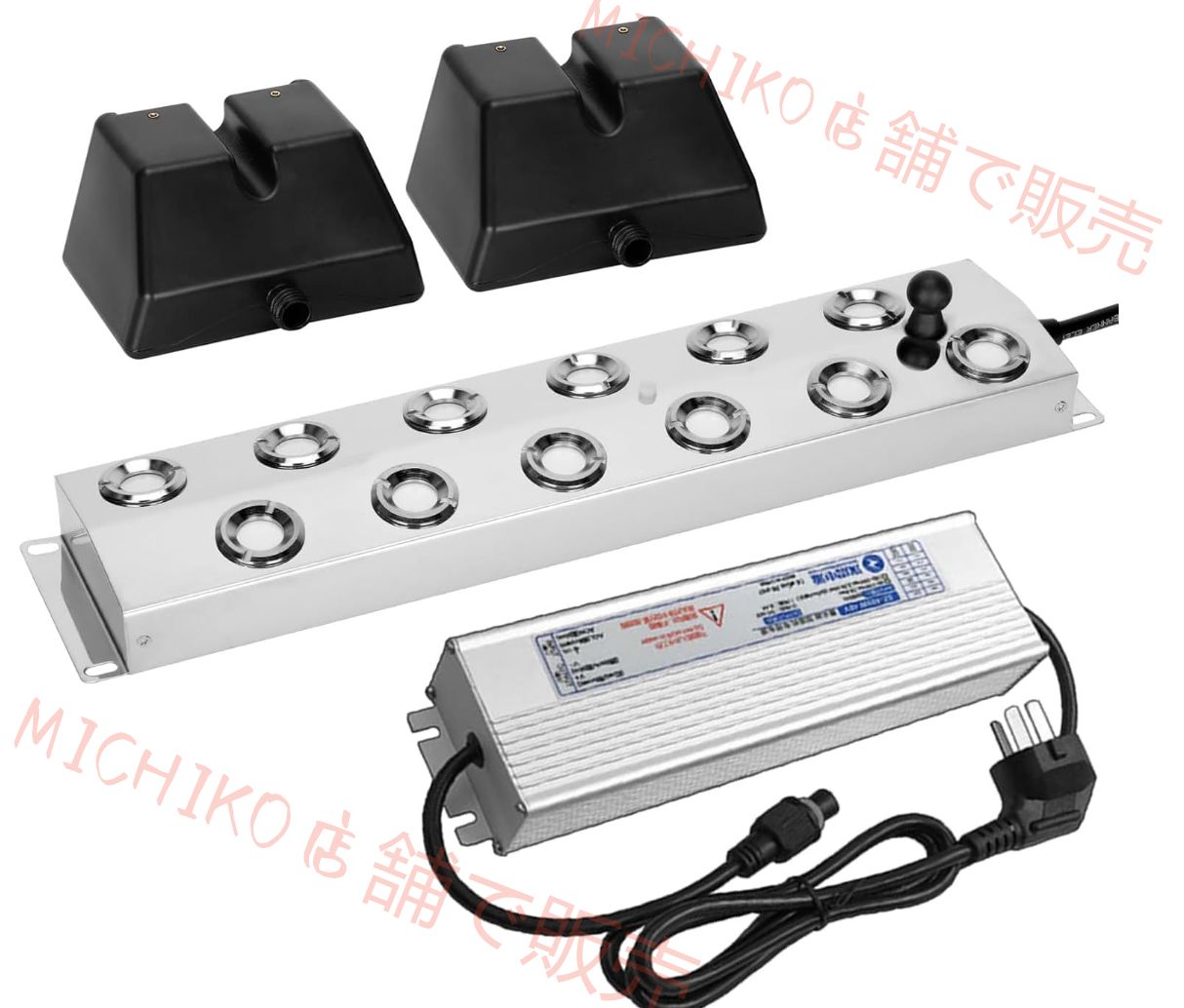 超音波霧発生装置 ミスト発生器 12ヘッド 超音波 ミストメーカー 霧発生装置 霧発生量9000ml h フロート付き 室外7㎡適用 霧演出 造景用 造園用 植物園 屋外ミスト発生器