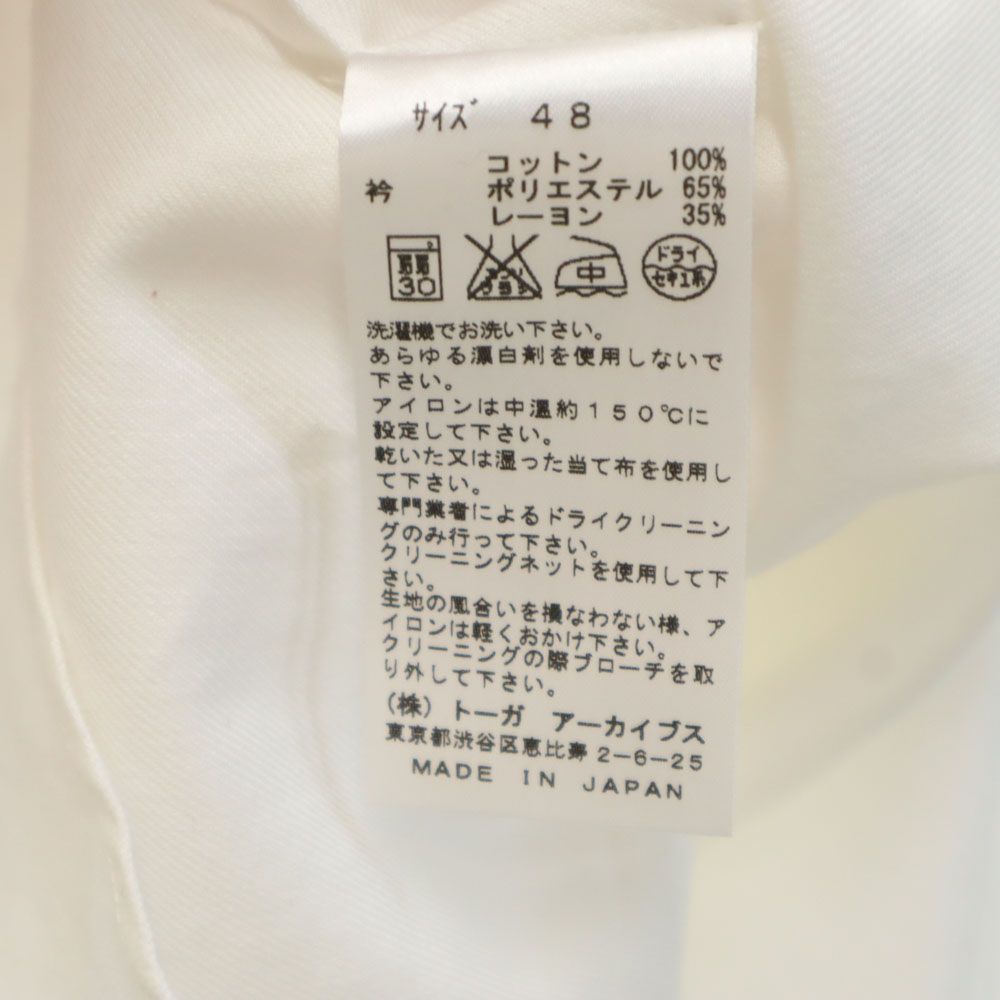 トーガ TOGA VIRILIS レーヨンクロス ウエスタンシャツ 長袖 48 TOGA