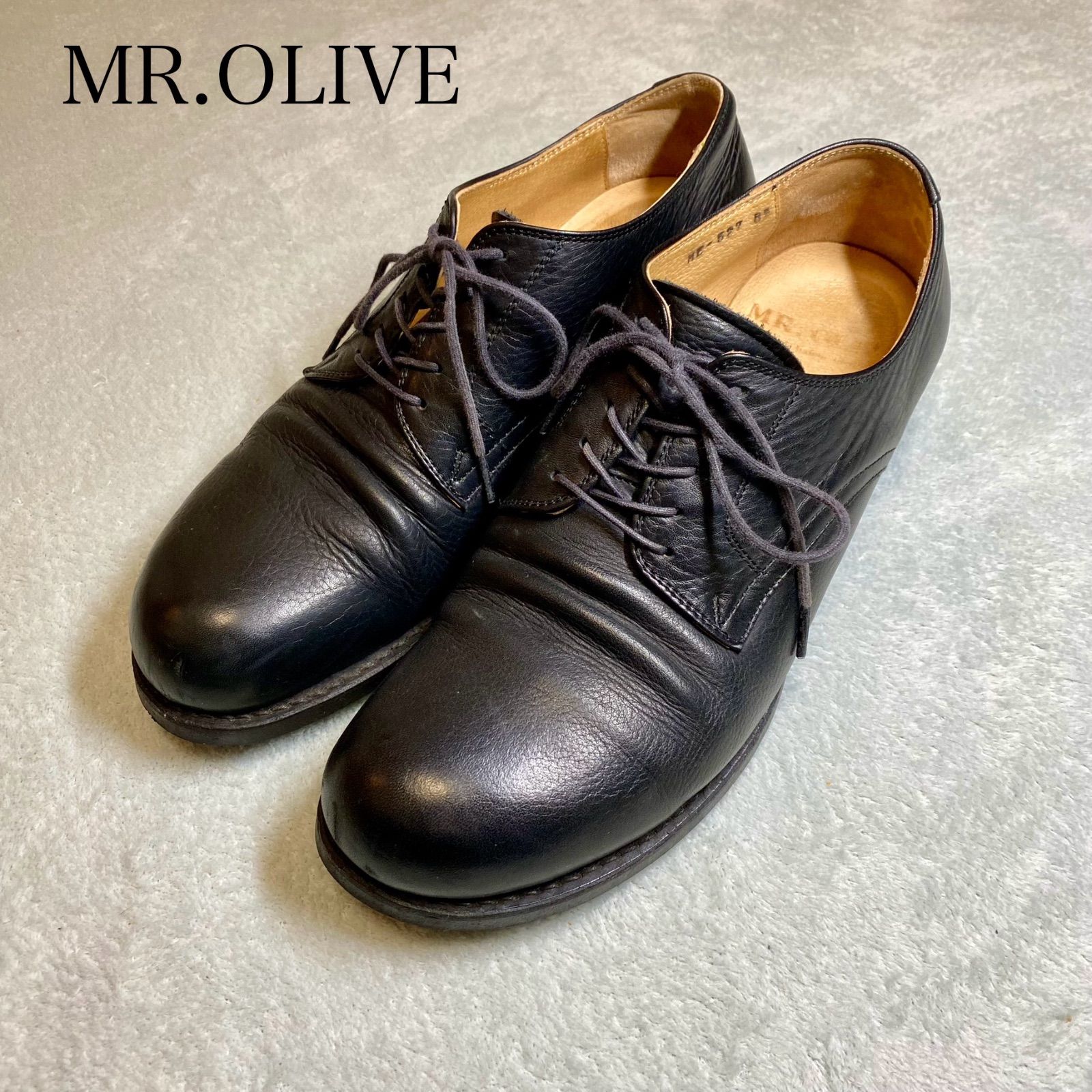 Mr.Olive】ミスターオリーブ ポストマンシューズ 牛革 ウォーター