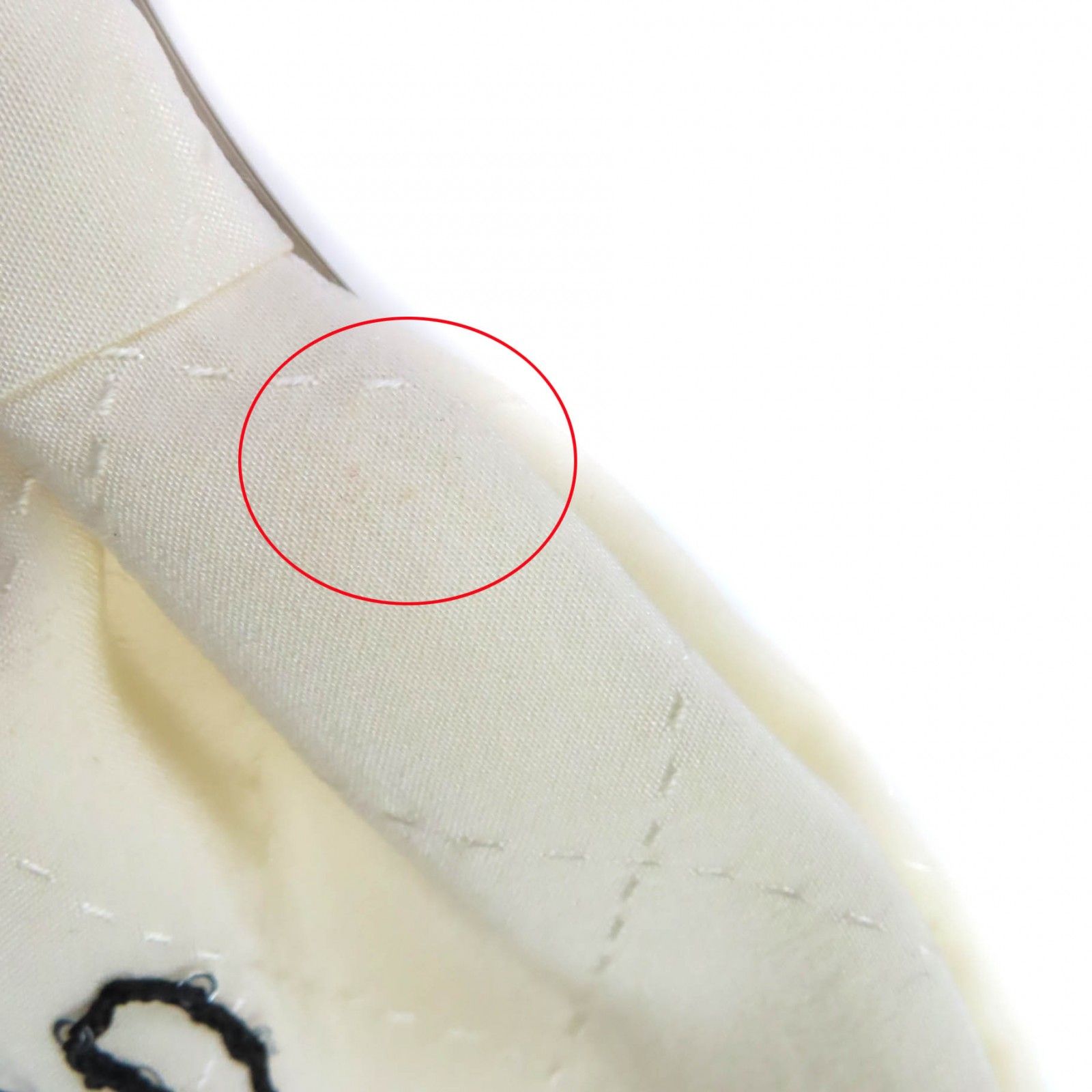 CHANEL シャネル 25C AAA730 2025クルーズ シルク スパンコール付ココマーク刺繍入り リボン バレッタ ヘア ホワイト レディース DECORATOM_COM_BR