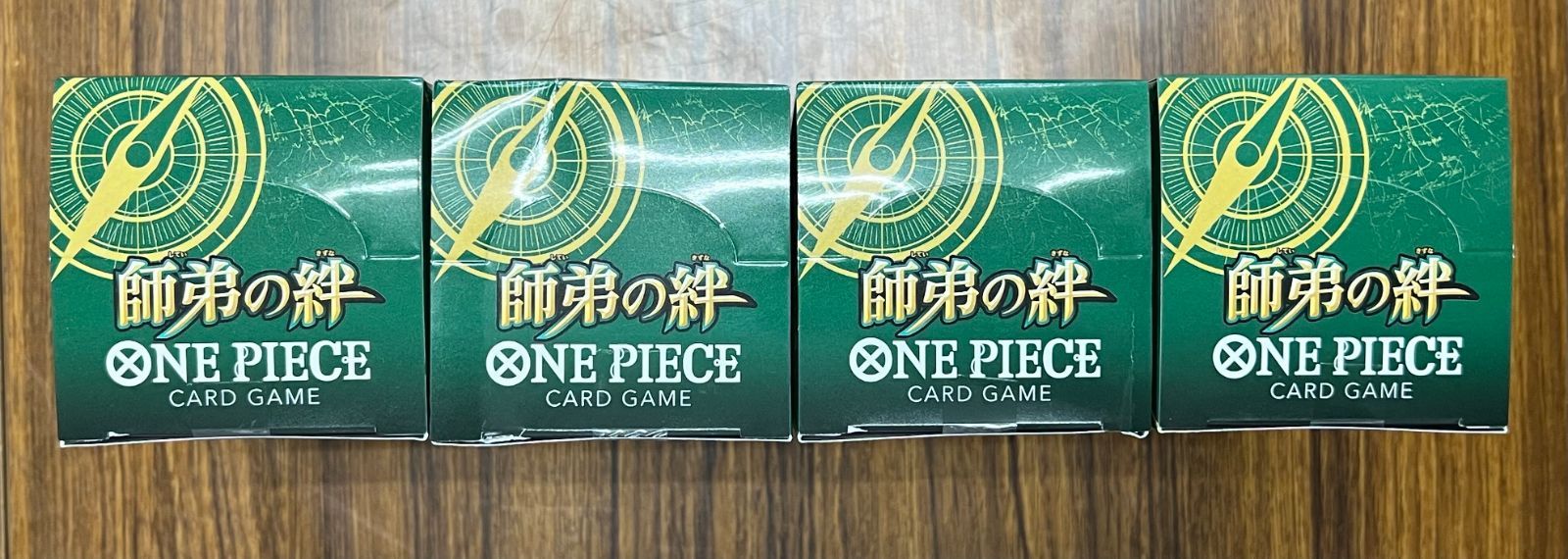 師弟の絆 4BOX テープ付き 新品 未開封 OP12 ワンピースカード