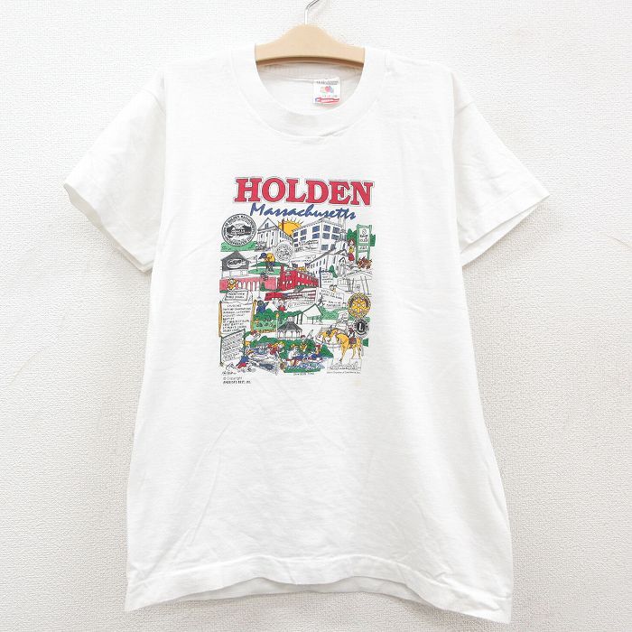 古着 半袖 ビンテージ Tシャツ キッズ ボーイズ 子供服 90s HOLDEN 馬