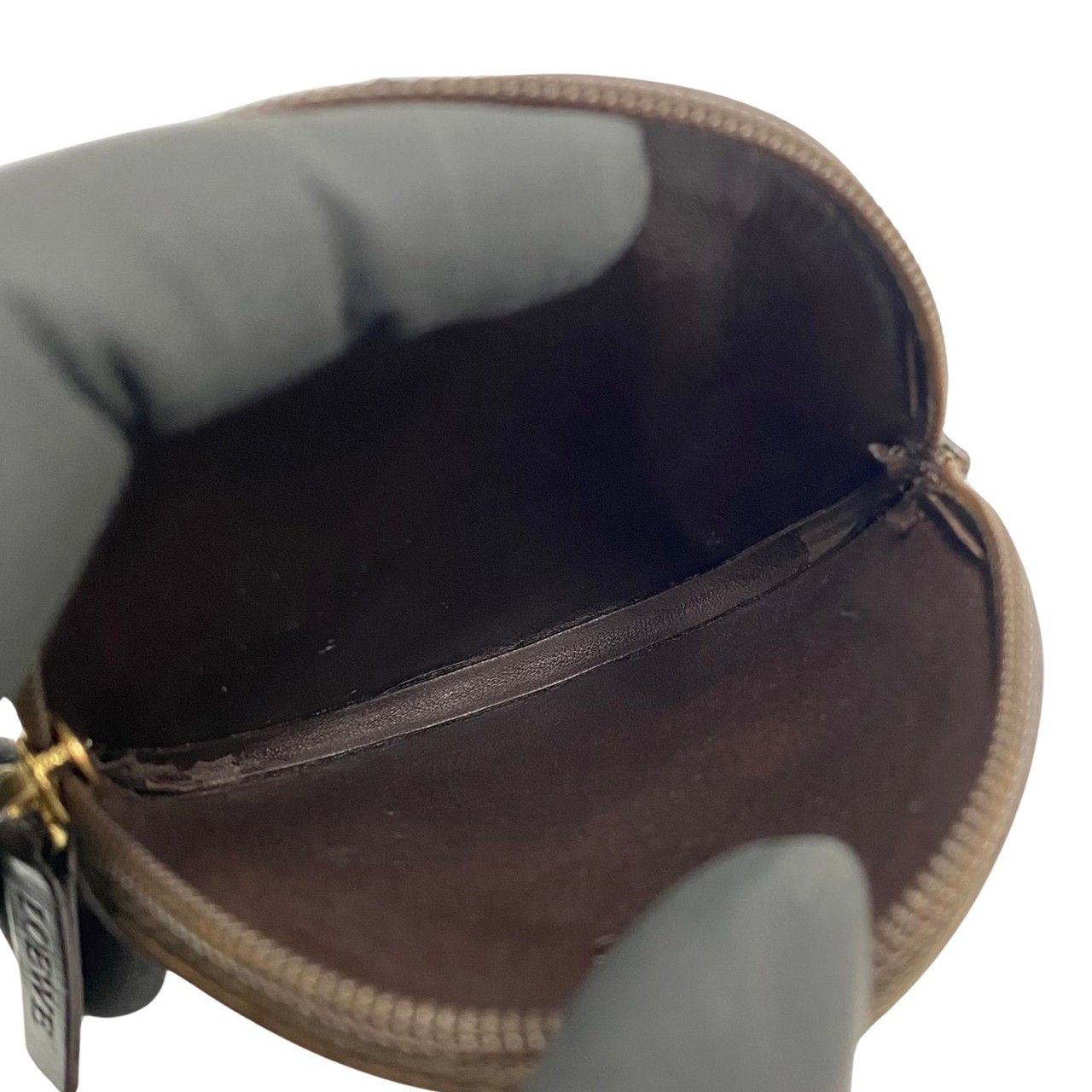 極 美品 レア品 LOEWE ロエベ アナグラム ロゴ オールレザー カーフ 本