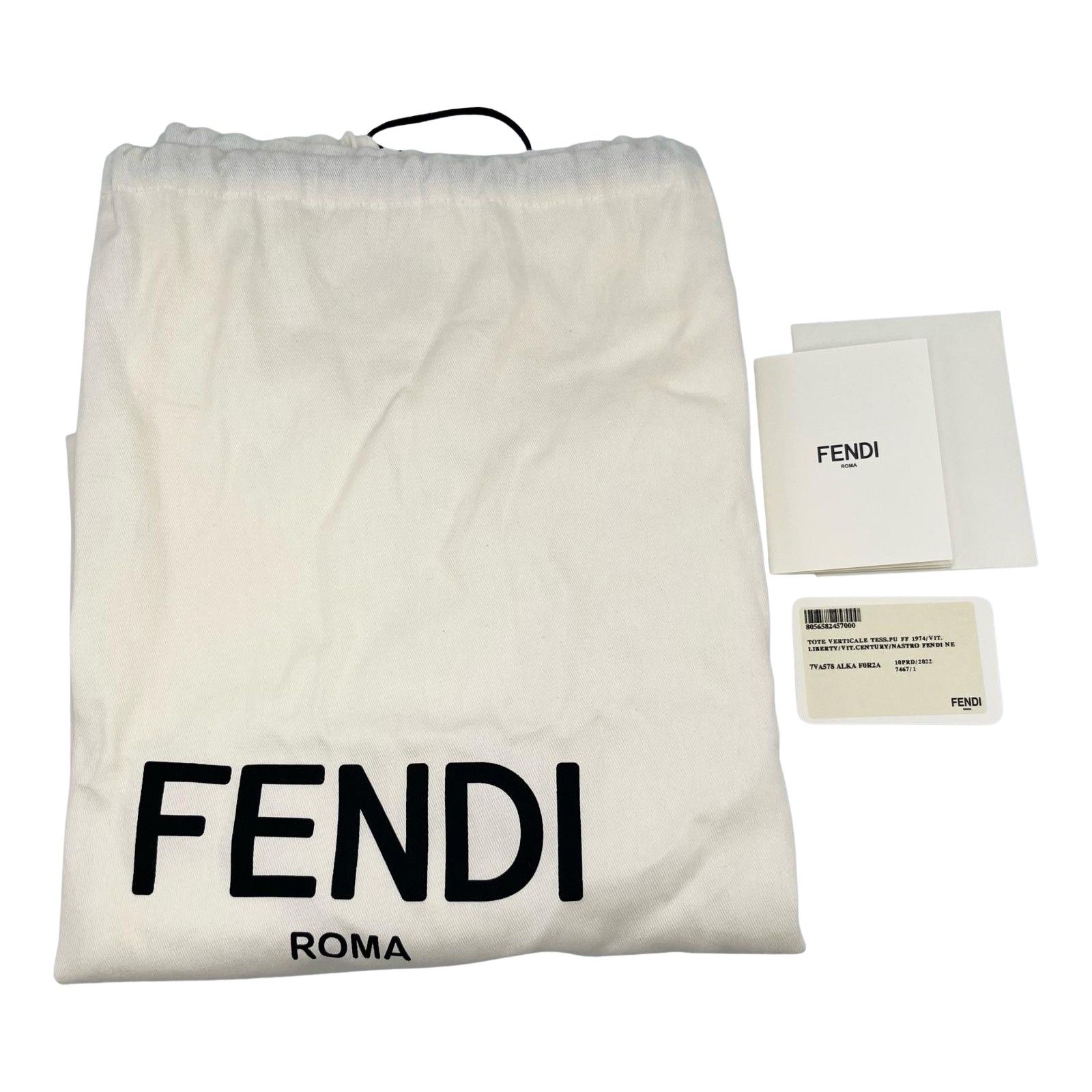 フェンディ FENDI トートバッグ バーティカル ズッカ ショルダーバッグ