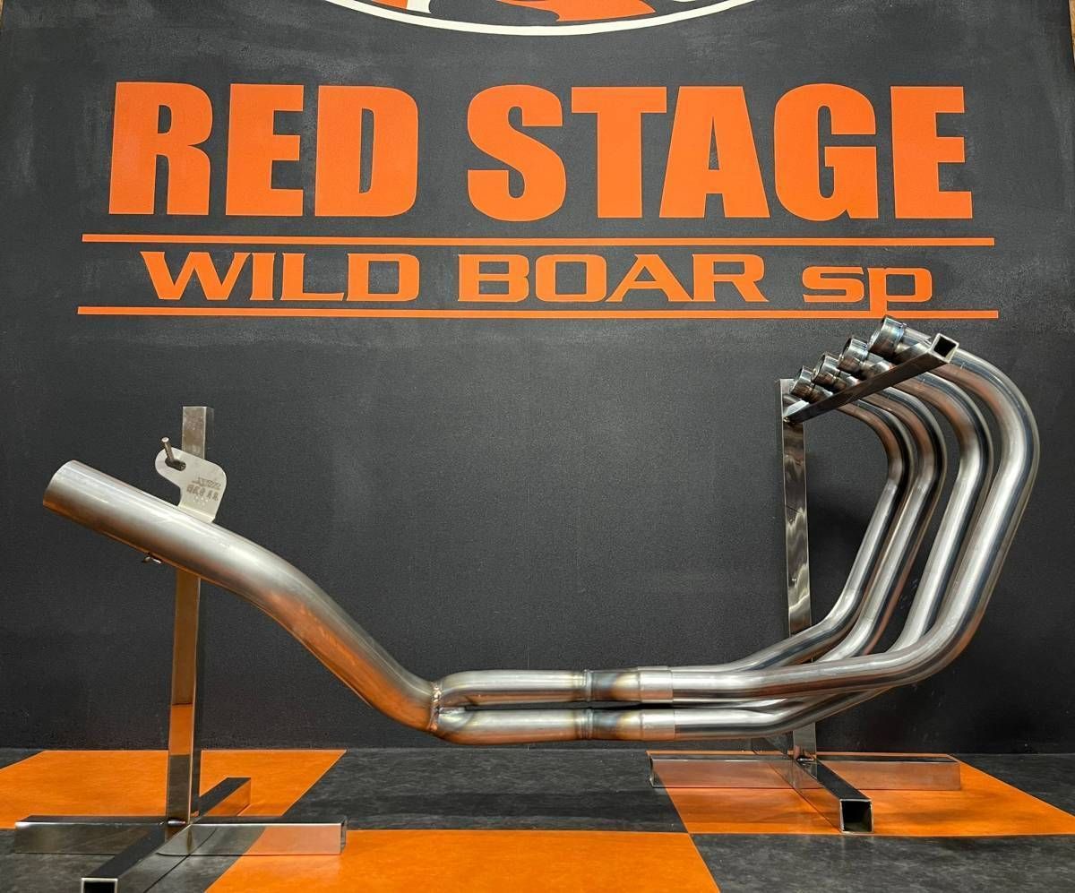 REDSTAGE CBX400F 猪武者ブレット管 第二章 無地 サイレンサー付