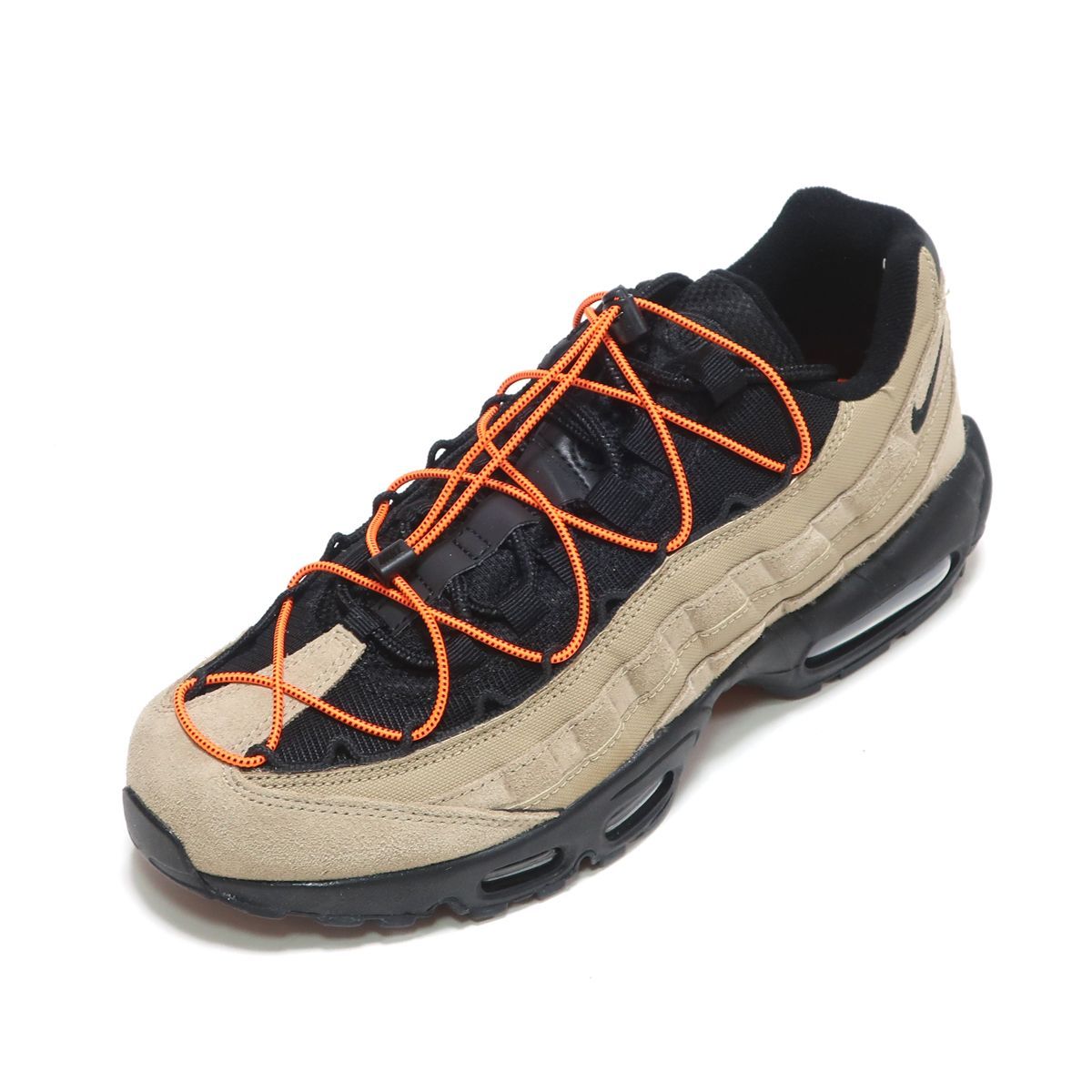 【海外限定】airmax95 \"Khaki/Black-TotalOrange\" Nike Air Max 95 Khaki Total Orange New Sneakers Size 7 US