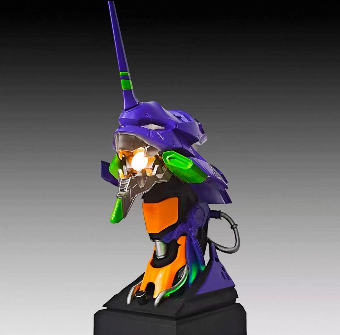 エヴァンゲリオン 初号機 LEDランプ USB 自動開口アクション