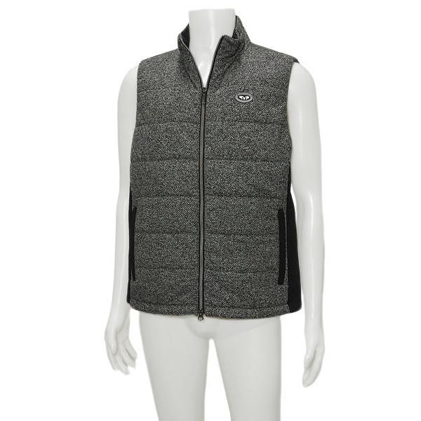 ムニタルプ MUNITALP メンズ 秋冬 防風 柄 ジップアップ 中わたベスト 004-41170