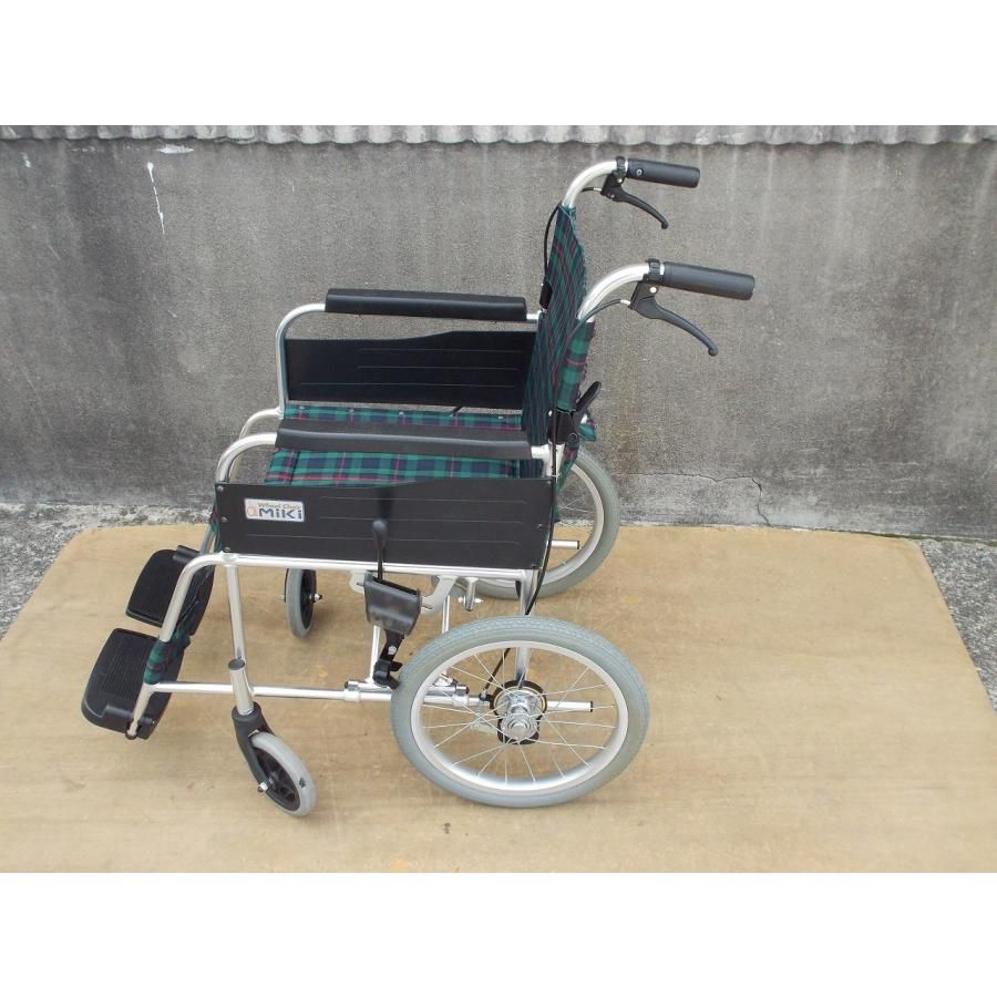 ひぴーなミキ 介助用車いす エムワンシリーズ MPCN-46JD 中古品 ミキ 車椅子 エムワンシリーズ（M-1 series） MPCN-46JD