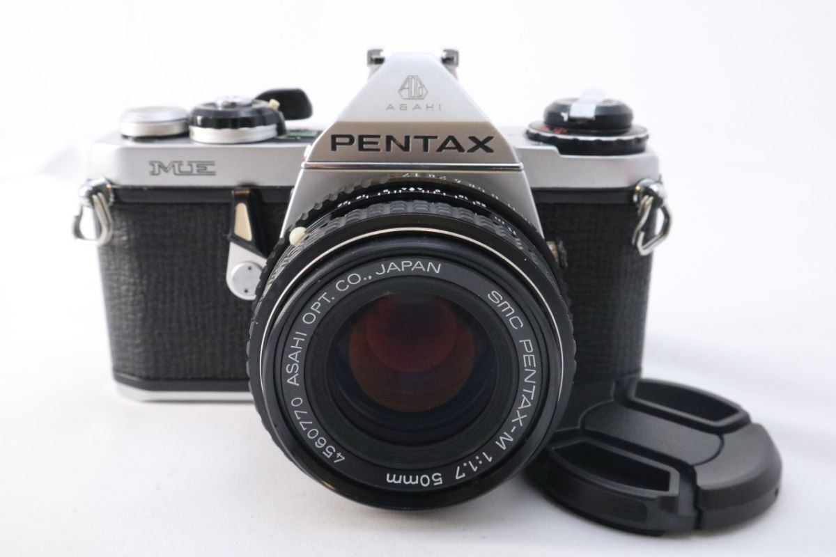 PENTAX ペンタックス ME シルバーボディ MFフィルムカメラ + SMC