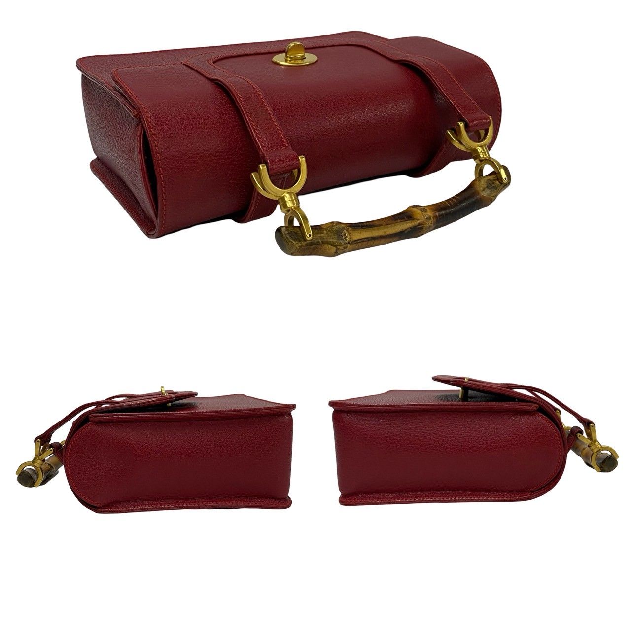 極 美品 希少品 GUCCI グッチ オールドグッチ ヴィンテージ バンブー  