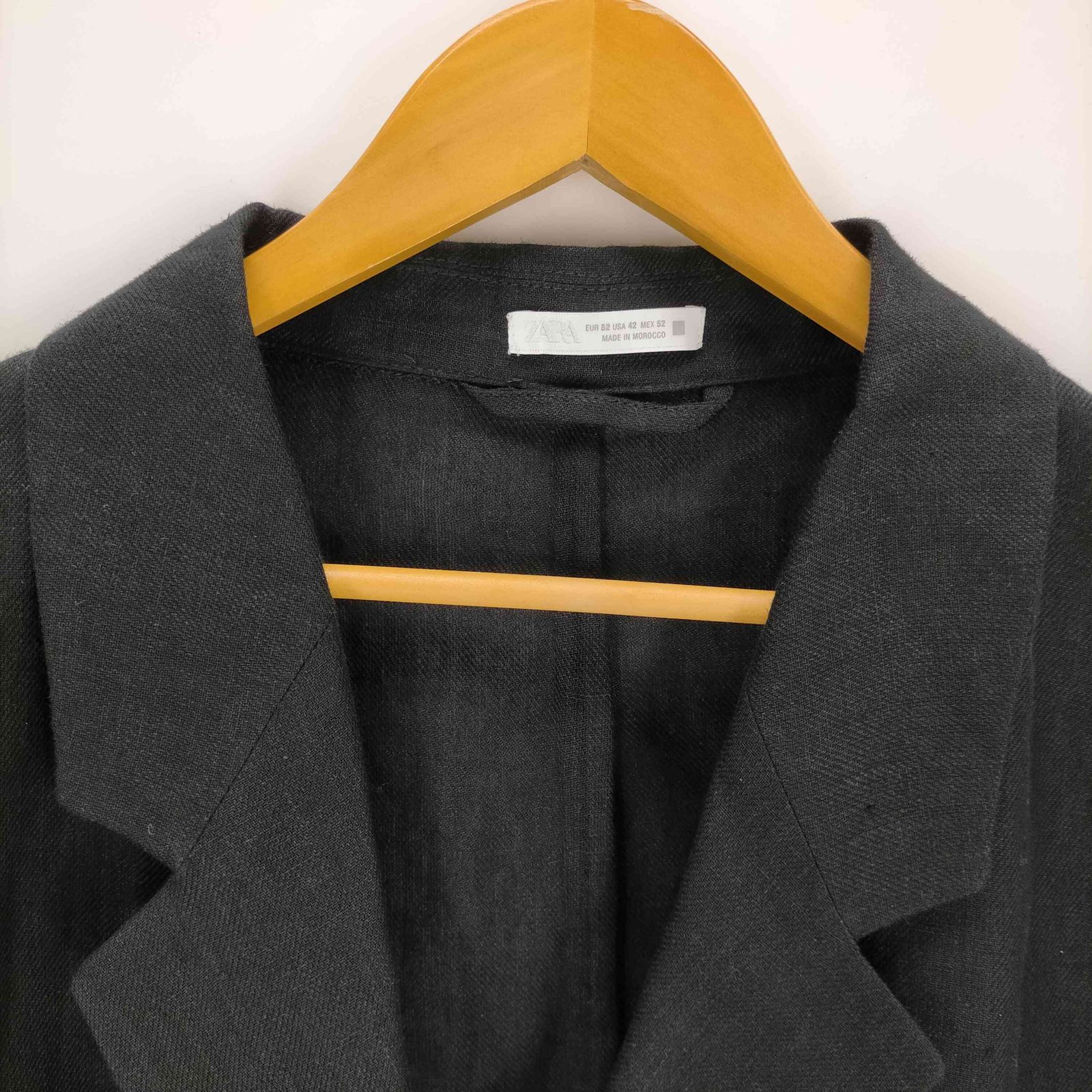 ザラ ZARA 100％リネンスーツブレザー メンズ 52 - メルカリ