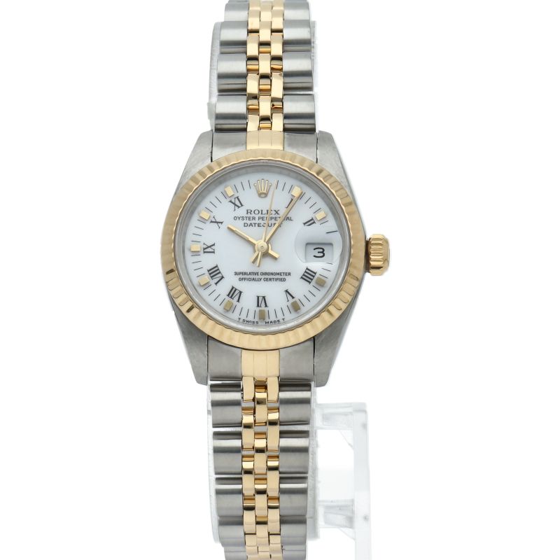 ROLEX デイトジャスト 69173 2コマ SS*K18YG ROLEX ロレックス 79173 デイトジャスト 腕時計 OH済 ステンレス