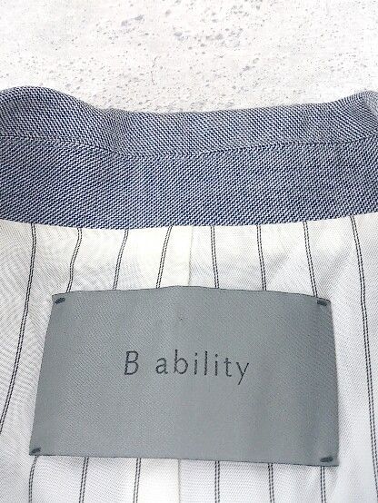◇ B ability ビーアビリティ BOSCH ボッシュ 長袖 テーラード