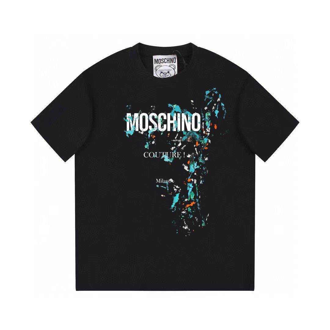 Moschino モスキーノ ロックバンド プリント 半袖Tシャツ