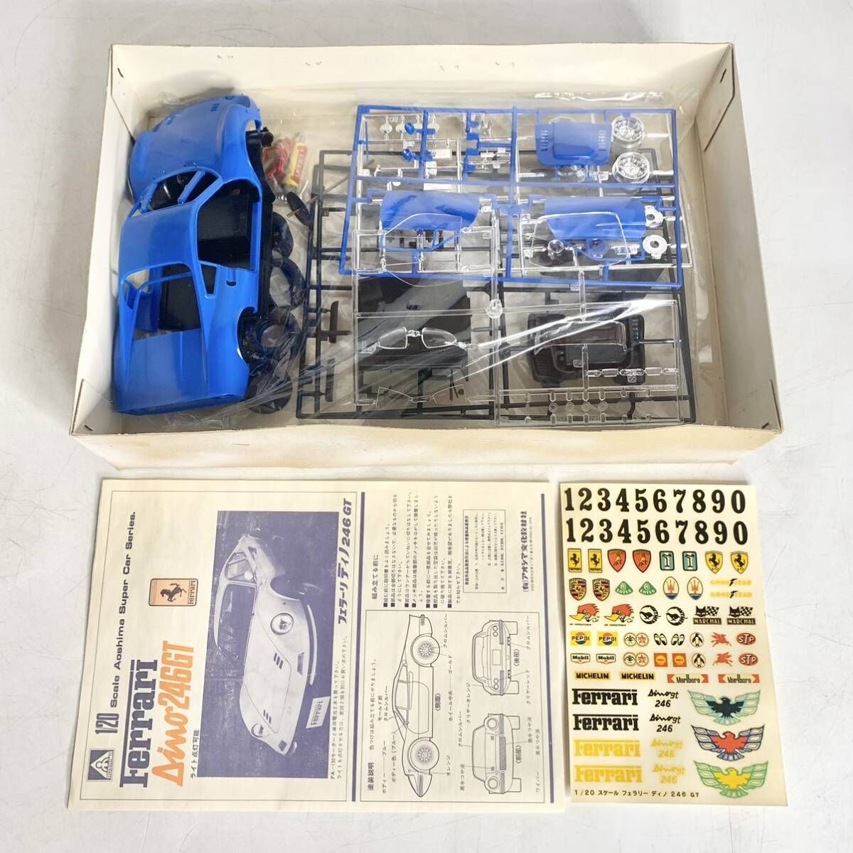 アオシマ 1/20 フェラーリ ディノ 246GT Ferrari Dino プラモデル AOSHIMA SC-06 現状品 - メルカリ