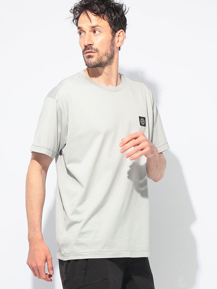 STONE ISLAND ストーンアイランド コンパスロゴ クルーネック 半袖 Tシャツ