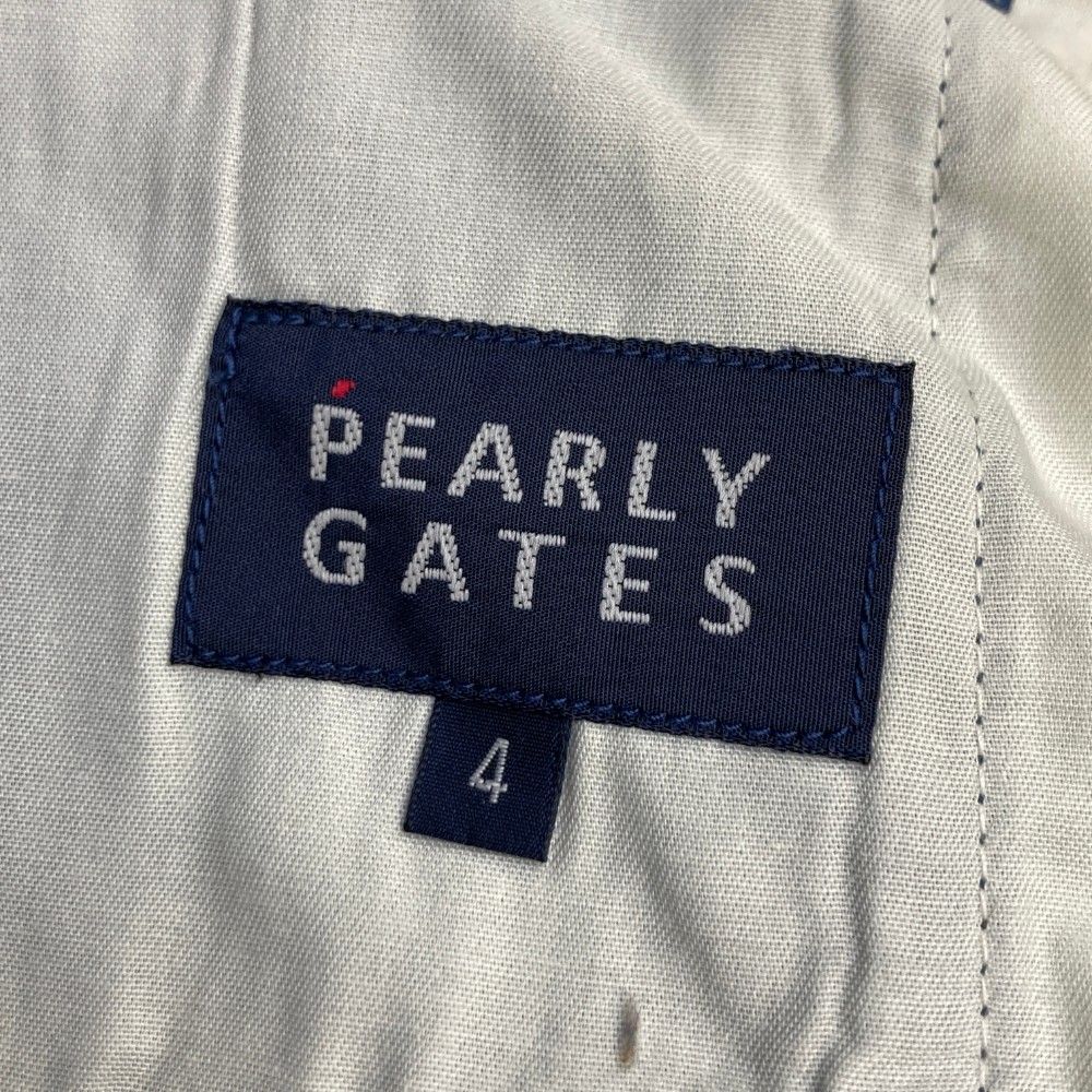 サイズ：4 PEARLY GATES パーリーゲイツ ストレッチパンツ ブルー系 