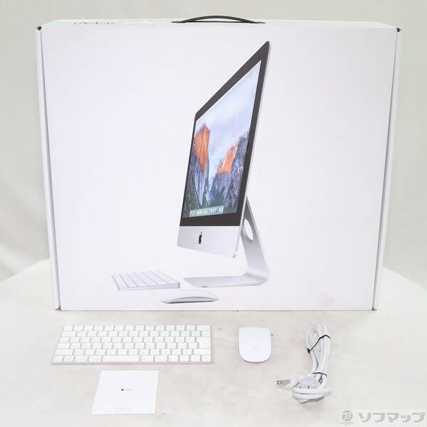 中古品〕 iMac 21.5-inch Late-2015 MK142J／A Core_i5 1.6GHz