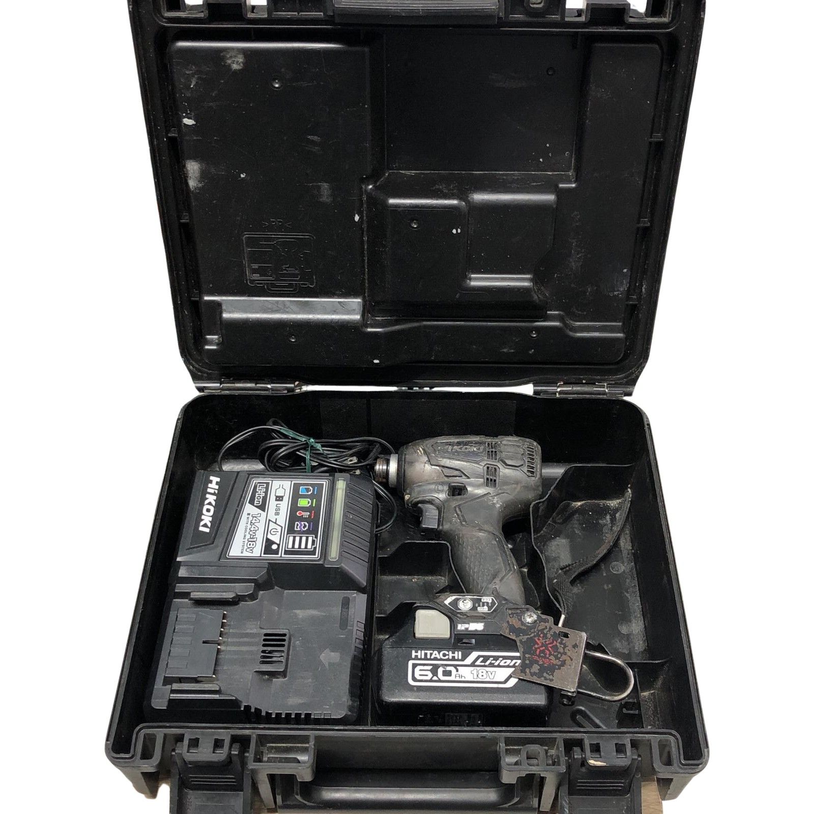€€HiKOKI ハイコーキ コードレスインパクトドライバ WH18DDL ブラック