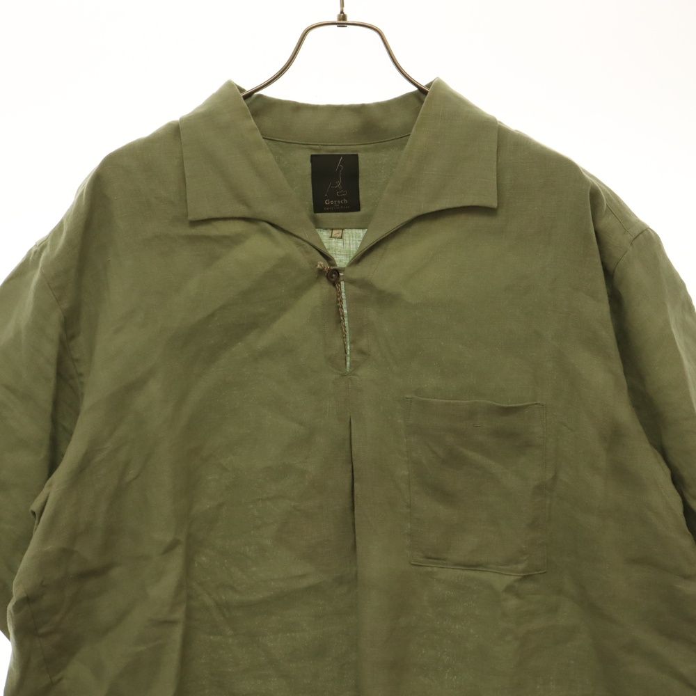 Gorsch (ゴーシュ) Capli short sleeve shirt カプリ リネン