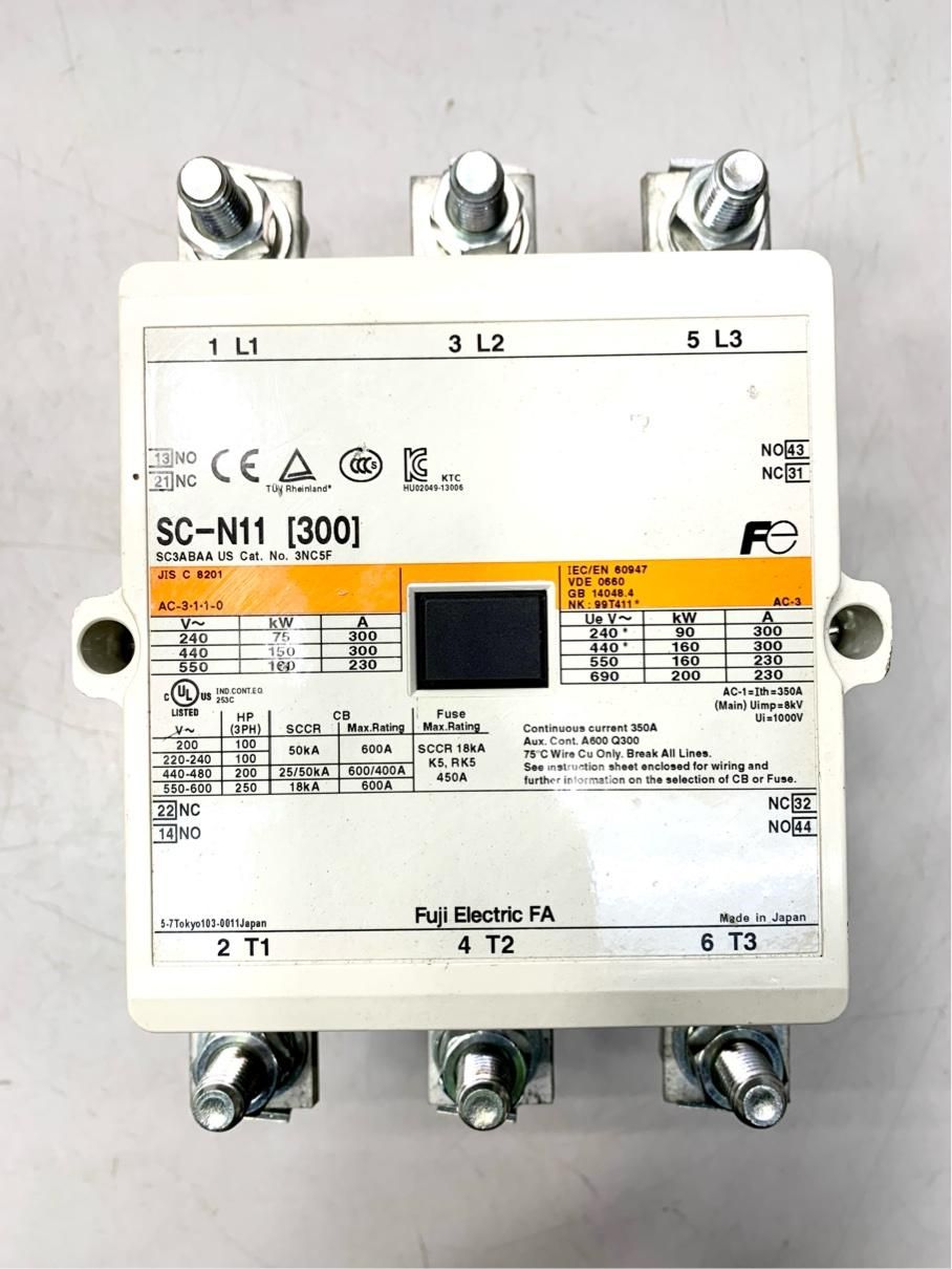 富士電機 電磁接触器 マグネットスイッチ SC-N11 コイル A9753A08