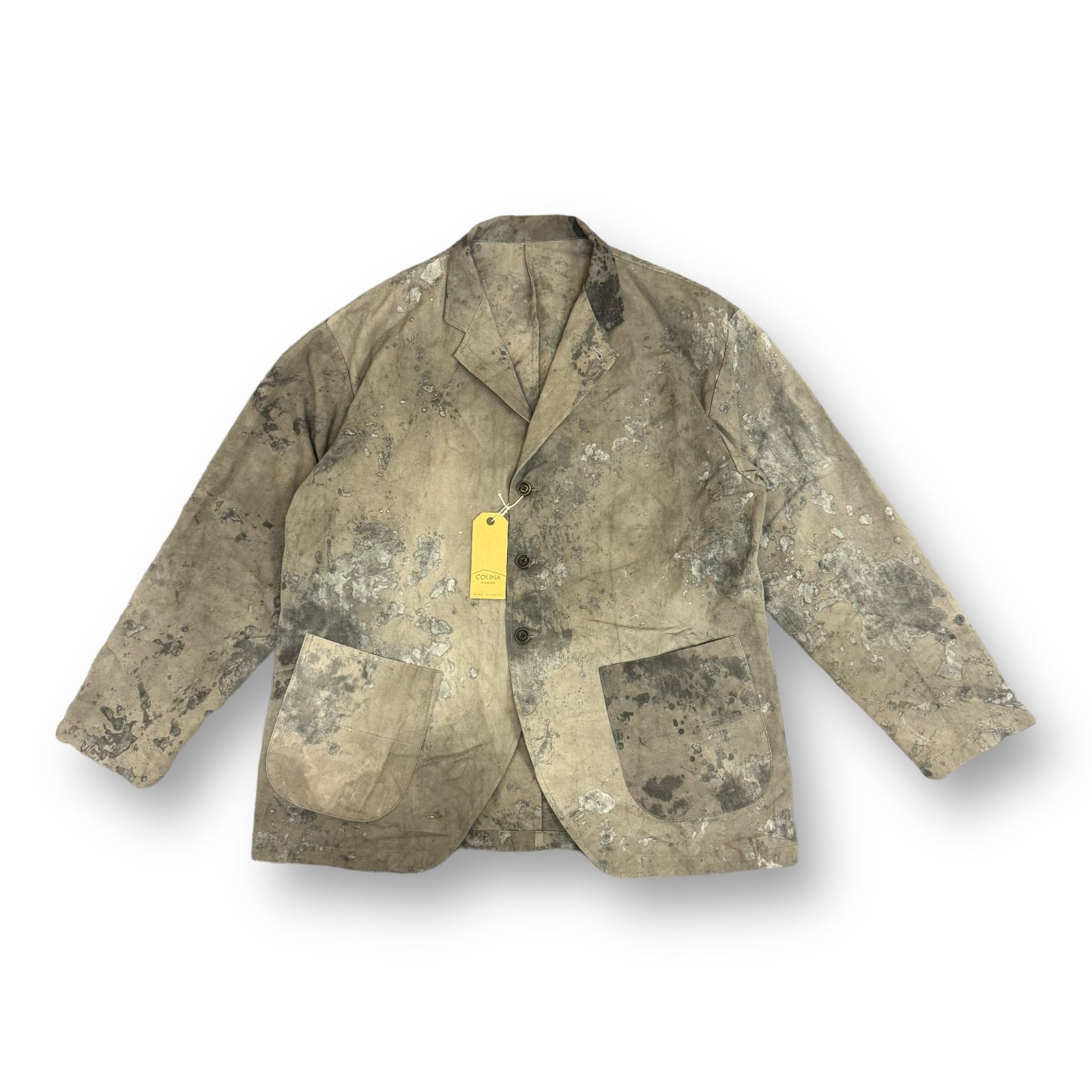 定価44000円 未使用 COLINA Ancient Tusser Work Jacket 定価44000円 未使用 COLINA Ancient Tusser Work Jacket