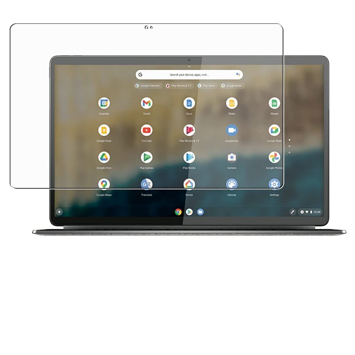 新品 ClearView(クリアビュー) Lenovo IdeaPad Duet 560 Chromebook 13.3インチ 2021年11月モデル 用 液晶 保護 フィルム 清潔 目に優しい アンチグレア ブルーライトカット タイプ 日本製