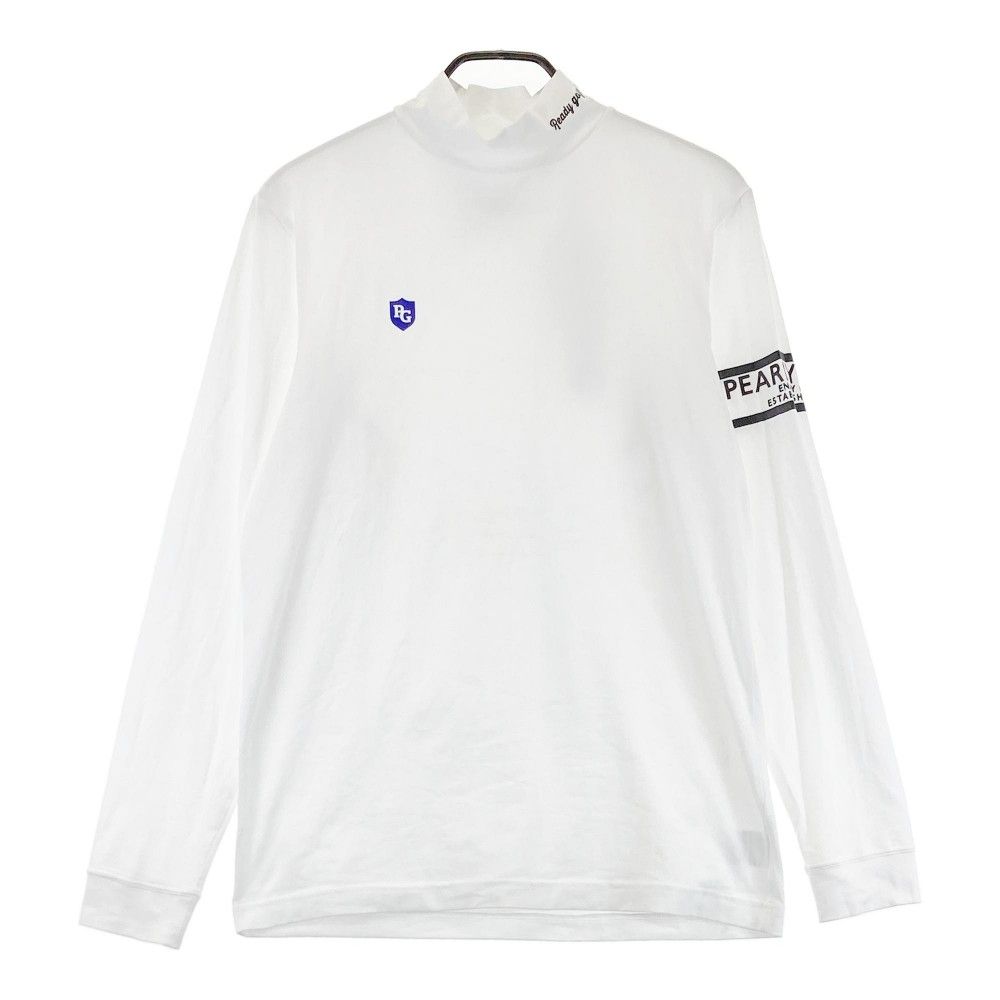 サイズ 6 PEARLY GATES パーリーゲイツ ハイネック 長袖Tシャツ ホワイト系 240101448938 ゴルフウェア メンズ ストスト