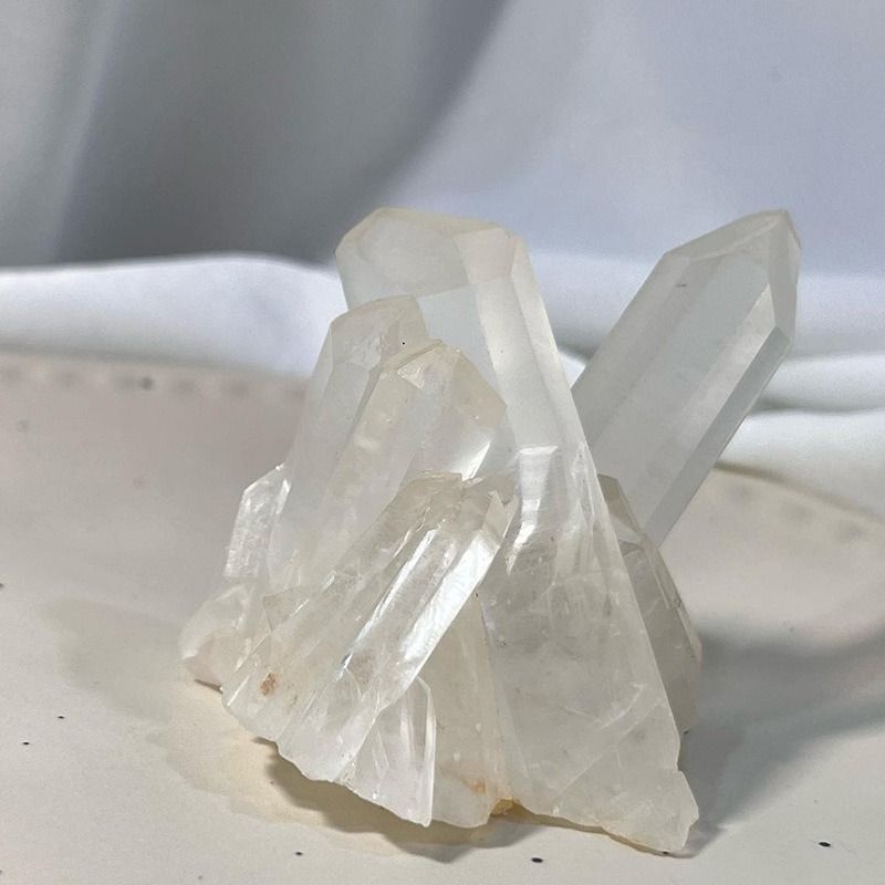 希少✨アンティーク 水晶クラスターを背負った白鳥の親子 オブジェ 希少✨アンティーク 水晶クラスターを背負った白鳥の親子 オブジェ