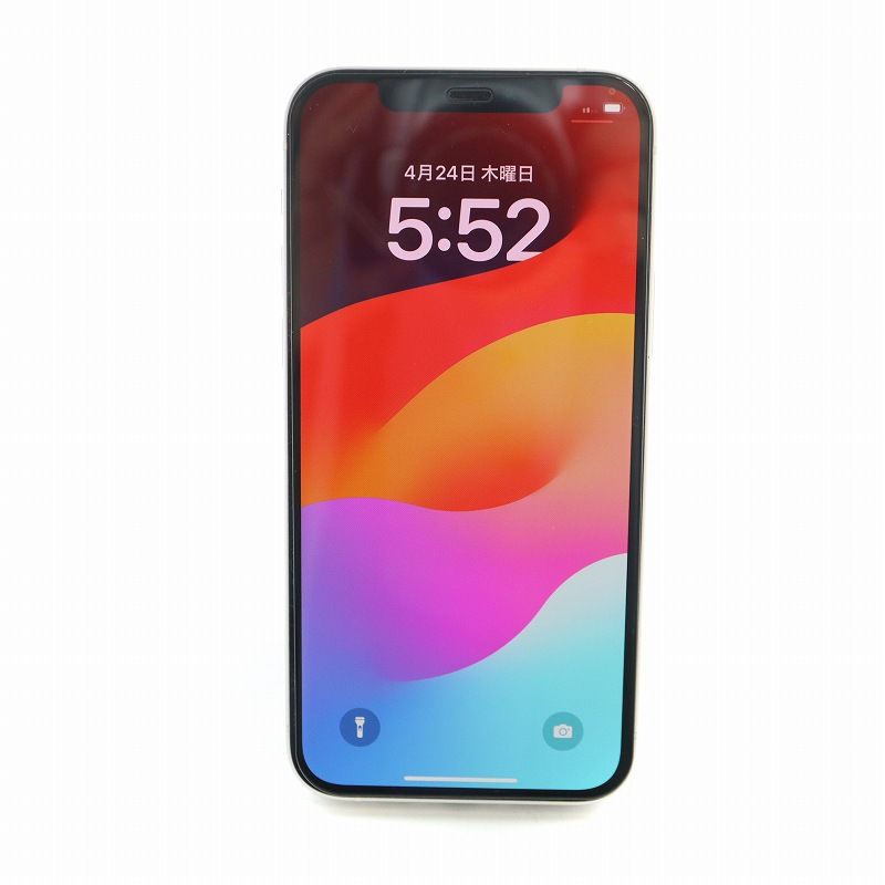 アップル Apple iPhone12 アイフォン MGHV3J|A 携帯電話 スマートフォン ロゴ 初期化 動作 済 128GB 白 ホワイト GY11 |MQ