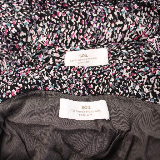 ソイル SOIL セットアップ ブラウス プルオーバー シアー ラップ  