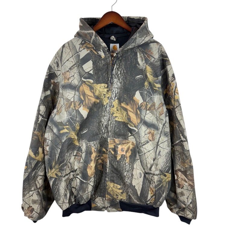 超激レアHiddenリアルツリーカモダックジャケット90s短丈メンズ鬼フェード 90s Carhartt リアルツリーカモ ダックアクティブジャケット