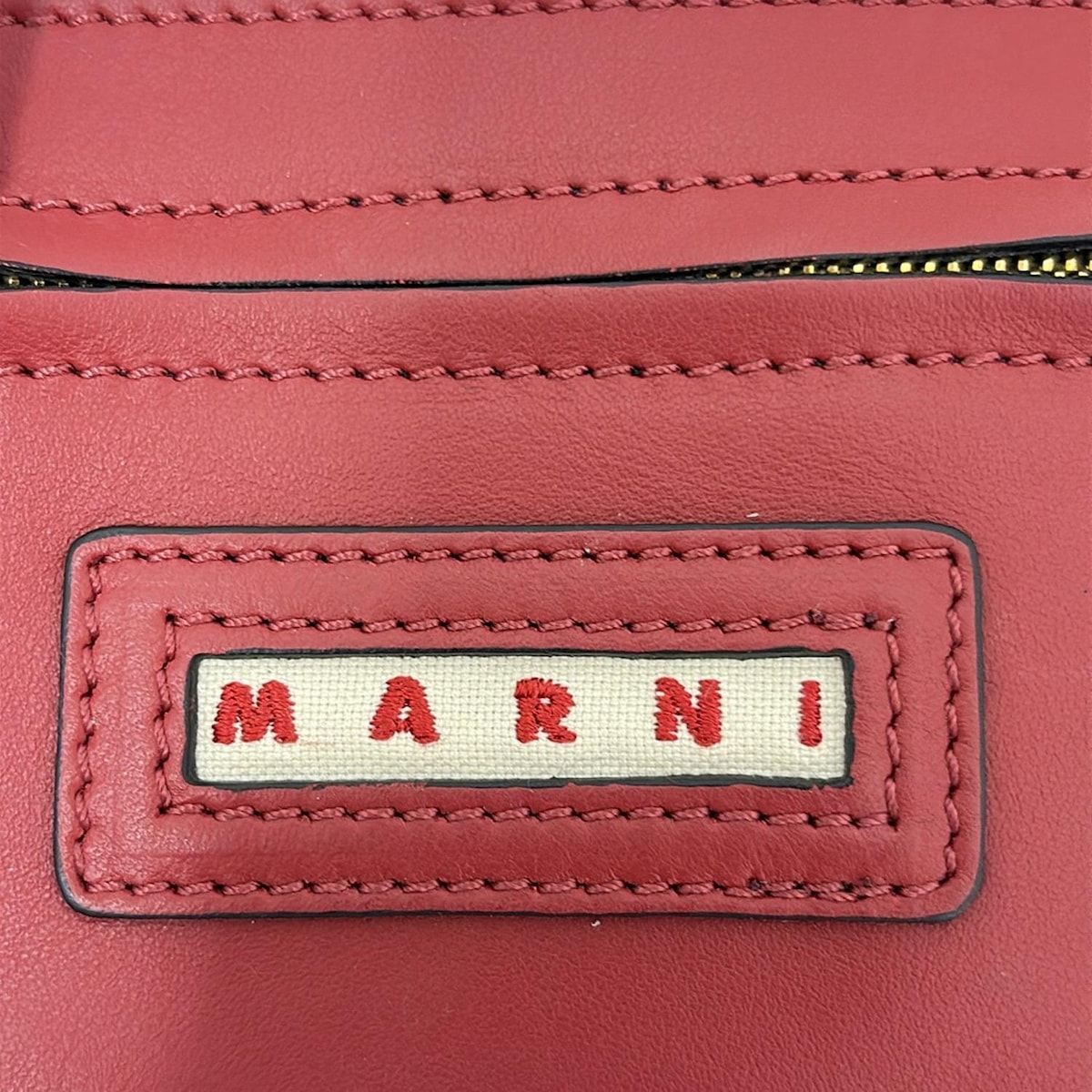 MARNI(マルニ) ハンドバッグ美品 パニエ ブラウン×ダークブラウン 