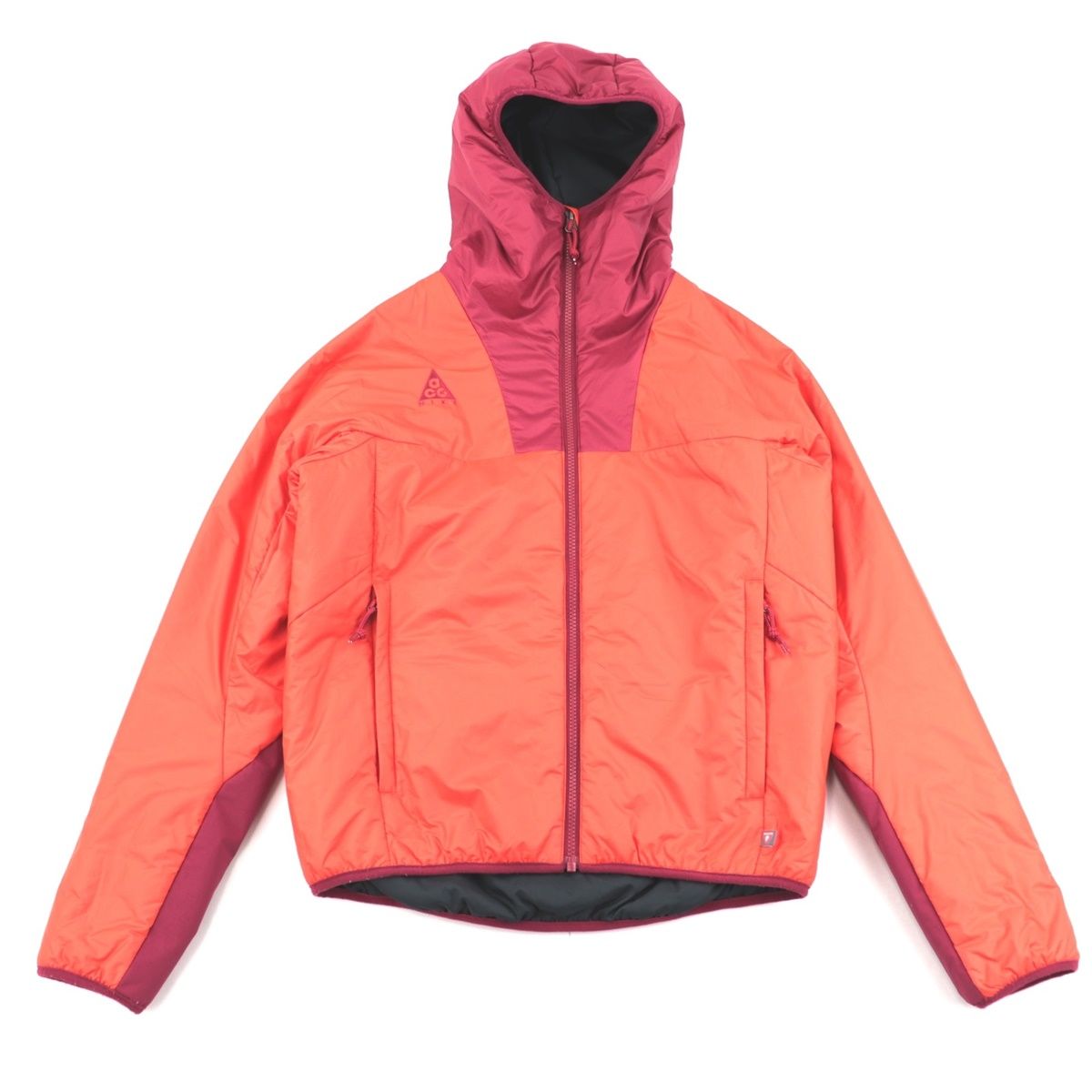 美品 ナイキ ACG 19AW PRIMALOFT HOODED JACKET ナイロンジャケット メンズ 赤 XS プリマロフト  フーデッドジャケット CD7651-634 NIKE