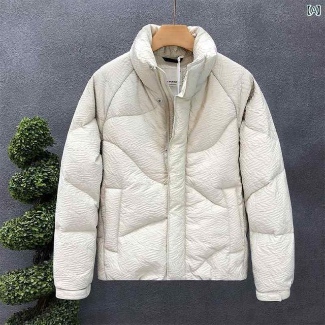 2XL 秋冬 コーデ メンズ 服 シンプル ファッション オシャレ 大人 かっこいい 大きいサイズ ストリート 紳士服 ダウン ジャケット アウター 暖かい ハイエンド トップス