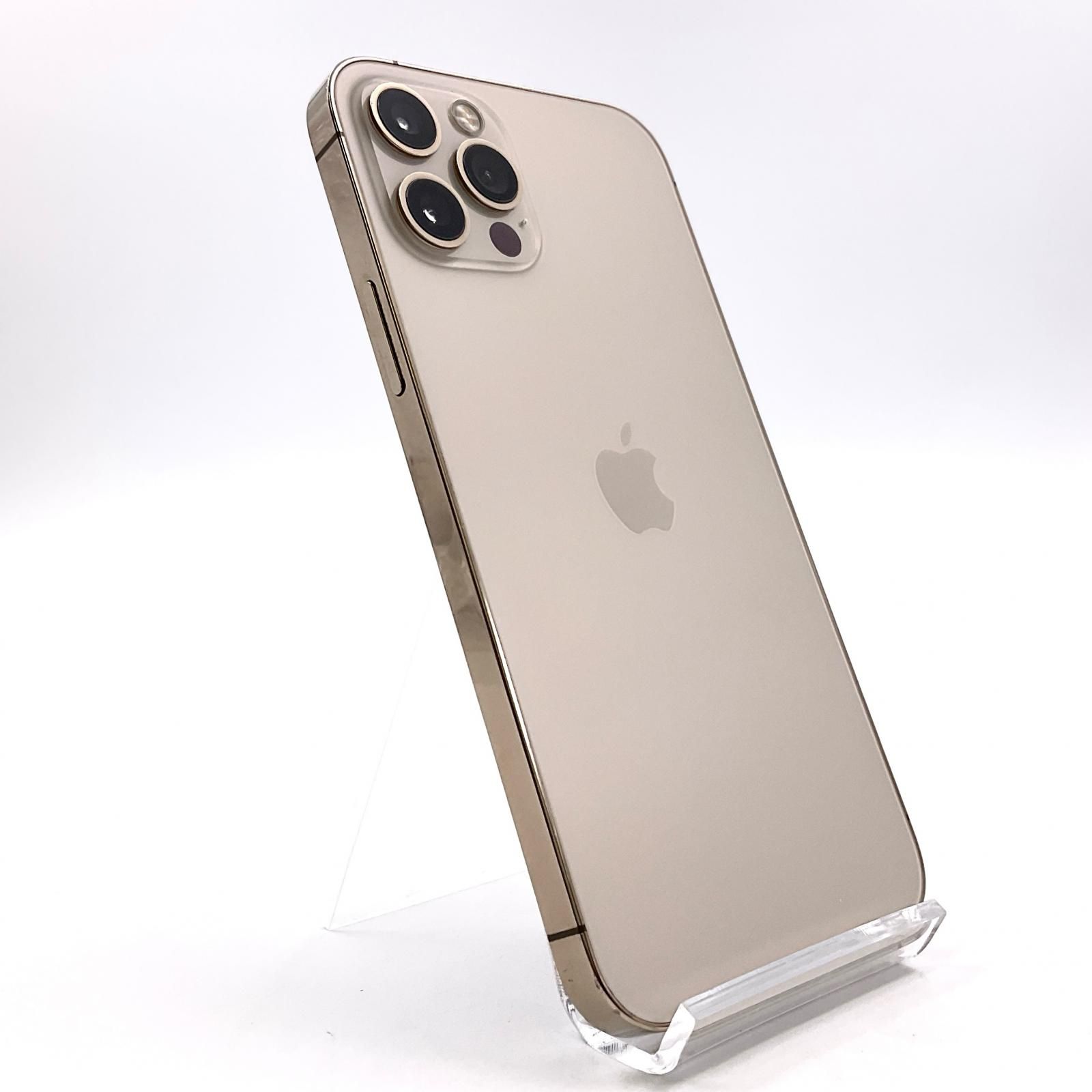 全額返金保証 最速発送 Apple iPhone 12 Pro 256GB ゴールド Softbank 白ロム 動作 済 74%