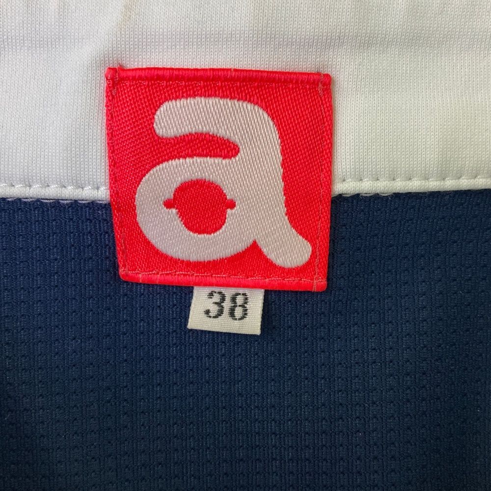 サイズ：38 ARCHIVIO アルチビオ  袖フリル ノースリーブワンピース  ネイビー系 [240101499257] ゴルフウェア レディース ストスト サイズ：38 ARCHIVIO アルチビオ 袖フリル ノースリーブ